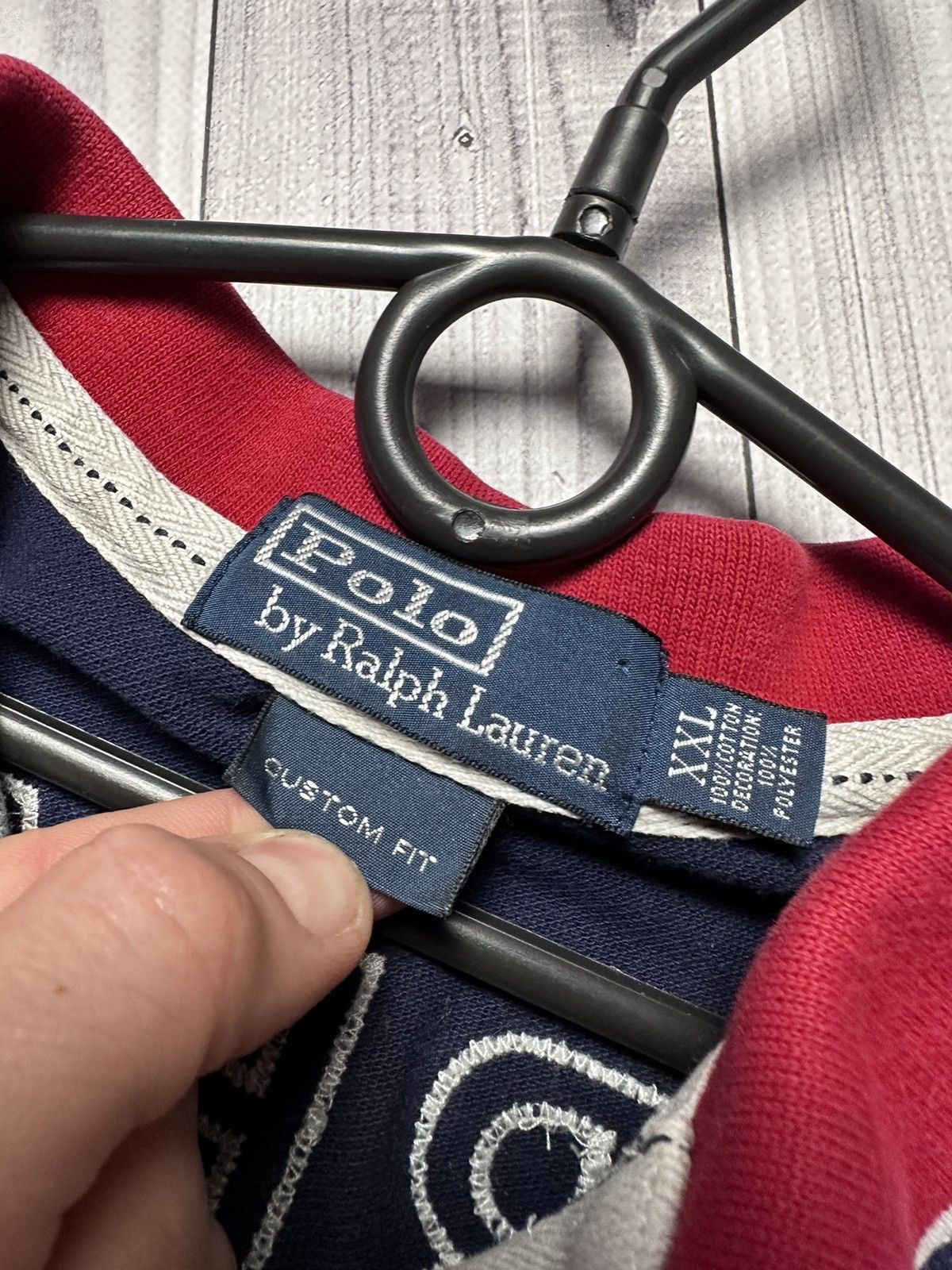 Polo Ralph Lauren × Vintage Vintage Polo Ralph Lauren club Great Britain big logo rare Size US XXL / EU 58 / 5 - 3 Thumbnail