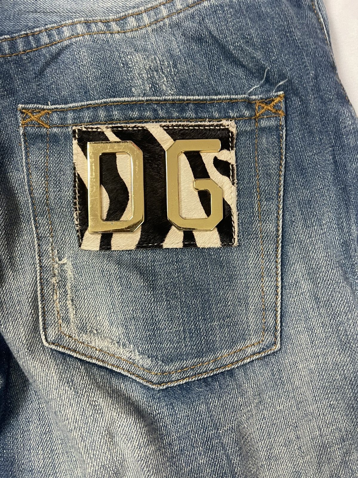 Dolce & Gabbana Dolce & gabbana distress jeans Size US 33 - 3 Thumbnail