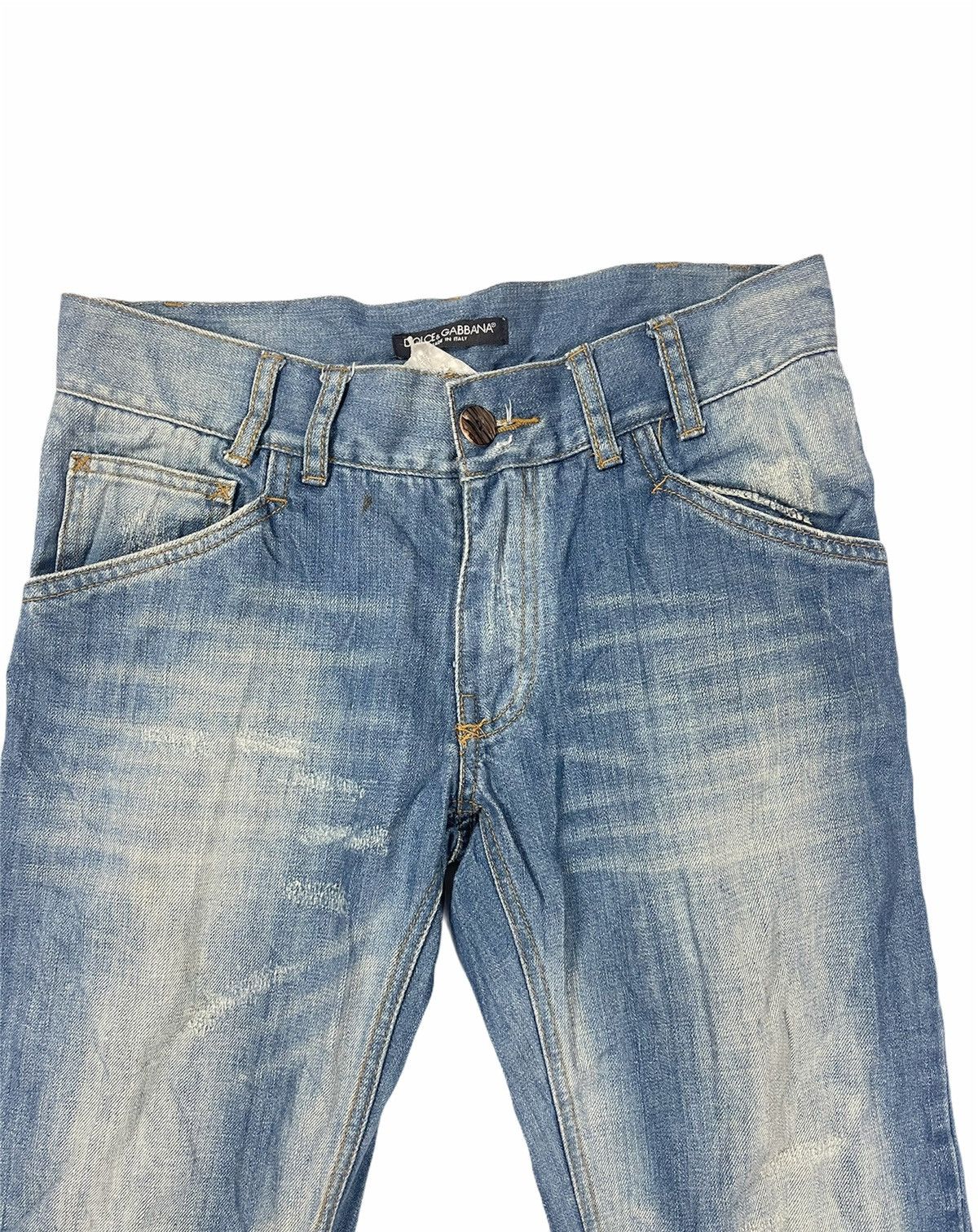 Dolce & Gabbana Dolce & gabbana distress jeans Size US 33 - 5 Thumbnail