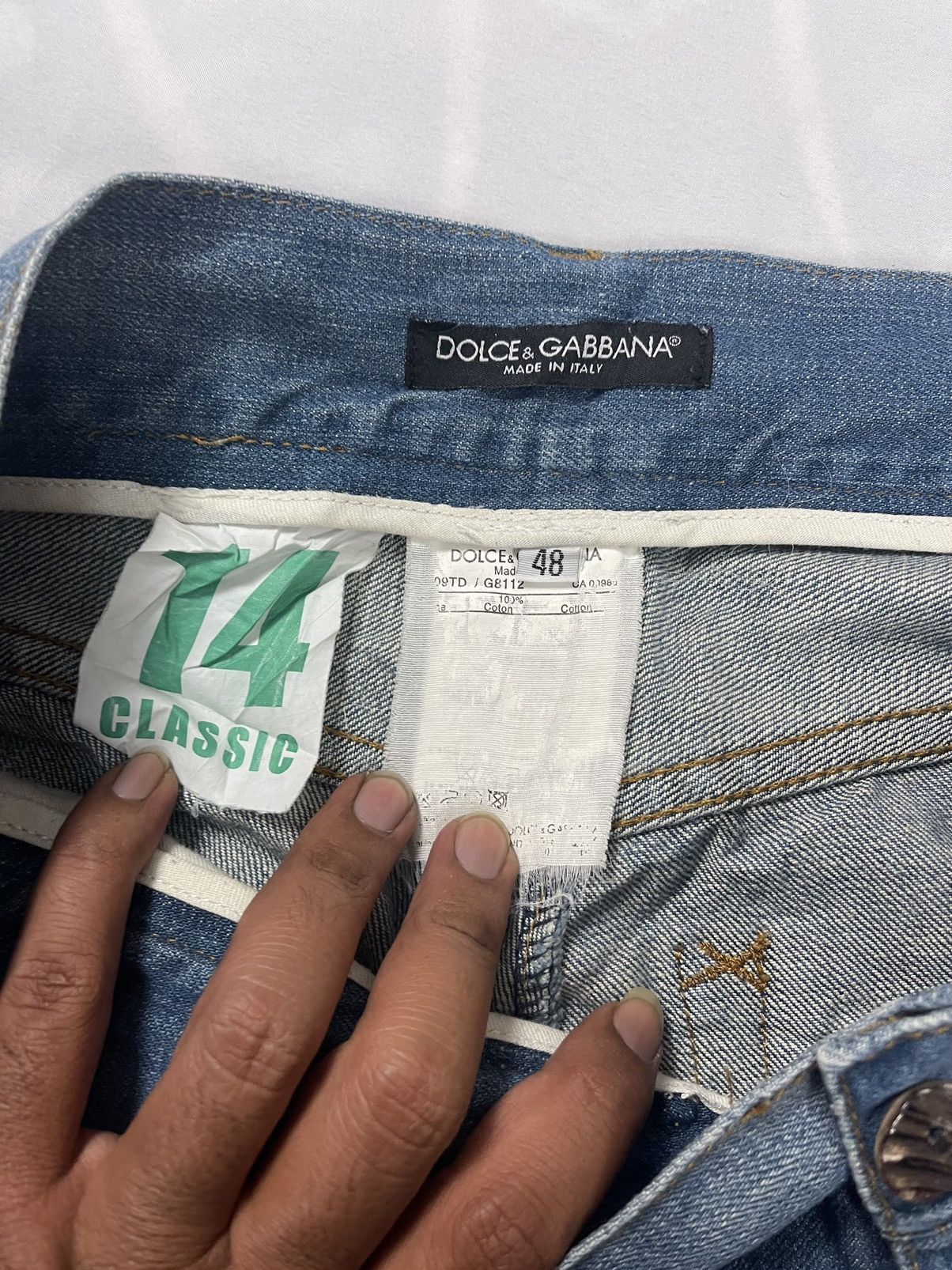 Dolce & Gabbana Dolce & gabbana distress jeans Size US 33 - 4 Thumbnail