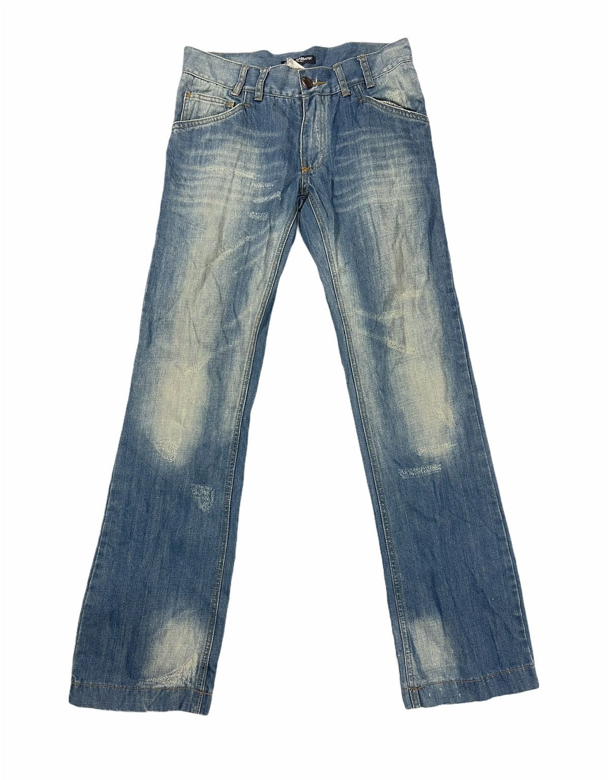 Dolce & Gabbana Dolce & gabbana distress jeans Size US 33 - 1 Thumbnail
