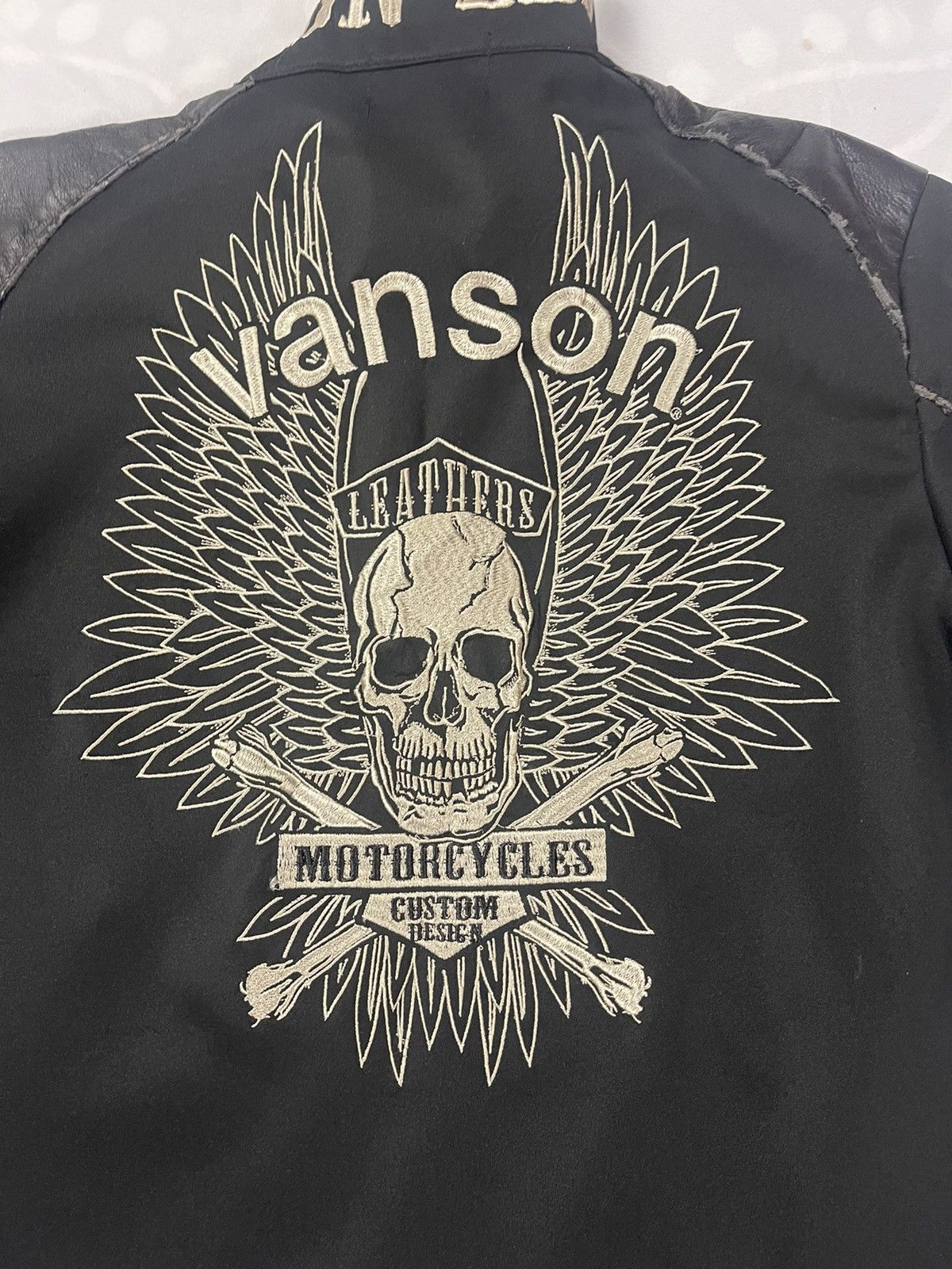 Vanson Leathers Vanson leather sweater embroidery Size US M / EU 48-50 / 2 - 6 Thumbnail