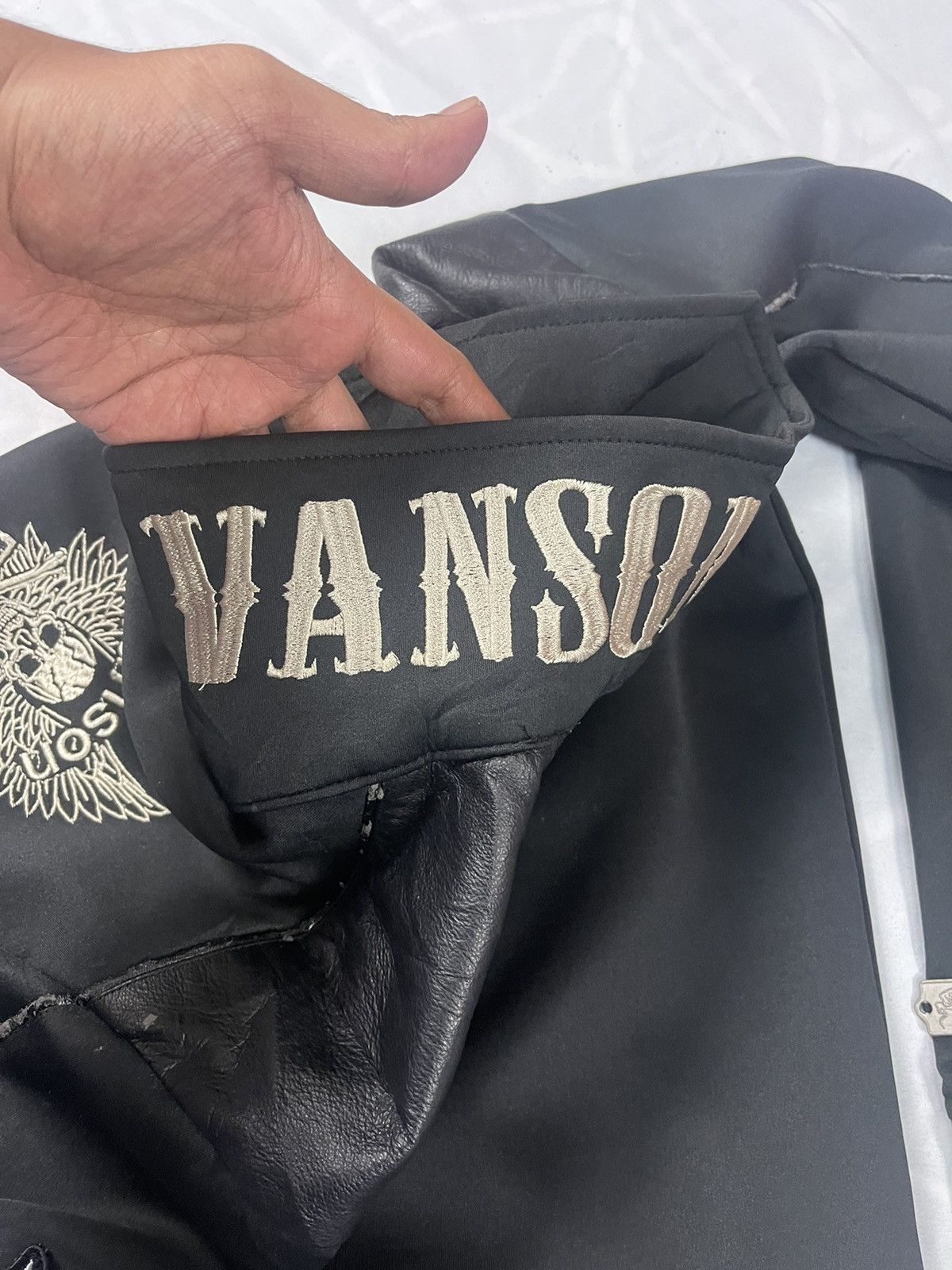 Vanson Leathers Vanson leather sweater embroidery Size US M / EU 48-50 / 2 - 4 Thumbnail