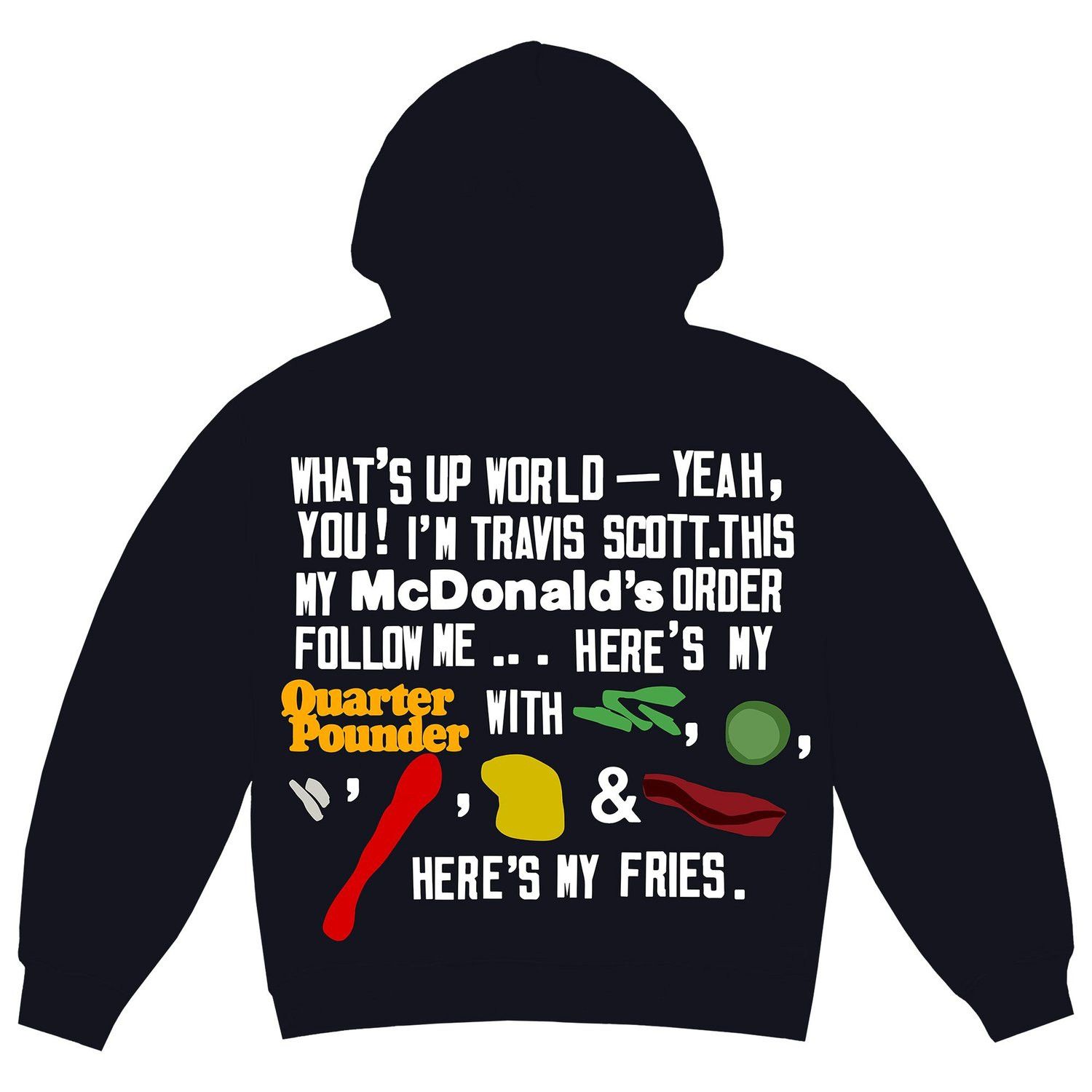 Cactus Plant Flea Market × Travis Scott Travis Scott x CPFM 4 CJ Script Hoodie Black Large Size US L / EU 52-54 / 3 - 1 Thumbnail