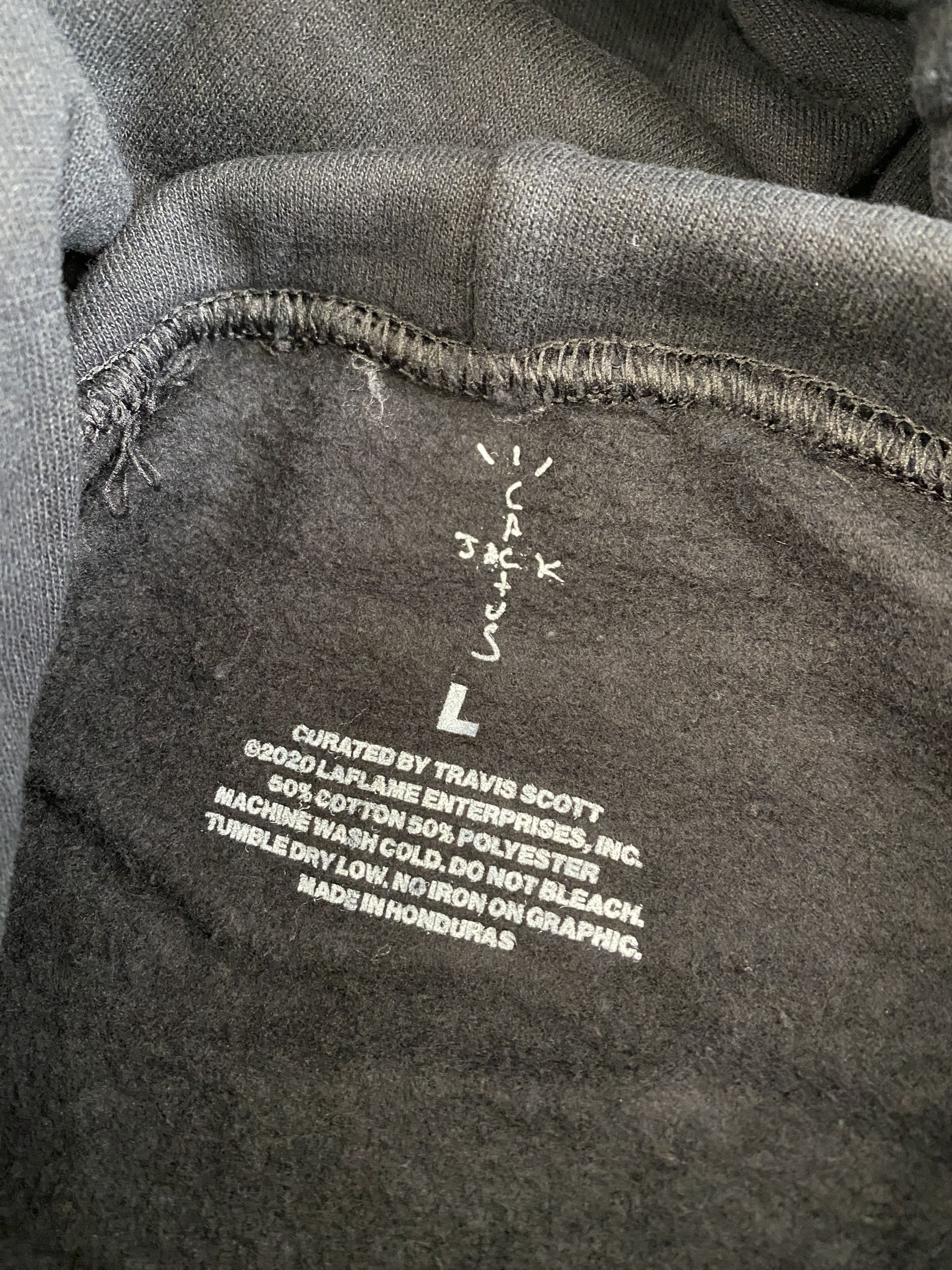 Cactus Plant Flea Market × Travis Scott Travis Scott x CPFM 4 CJ Script Hoodie Black Large Size US L / EU 52-54 / 3 - 5 Thumbnail