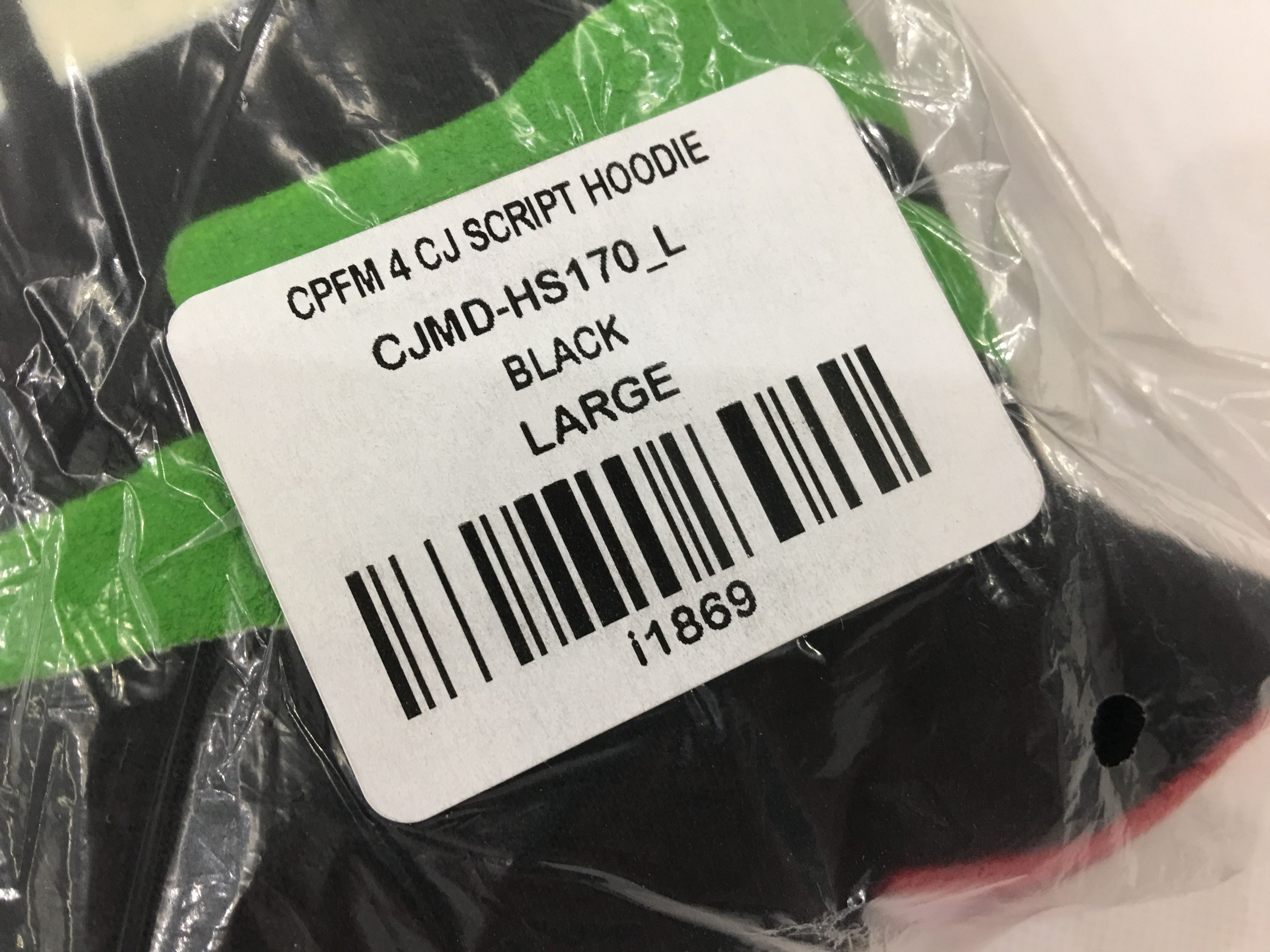 Cactus Plant Flea Market × Travis Scott Travis Scott x CPFM 4 CJ Script Hoodie Black Large Size US L / EU 52-54 / 3 - 9 Thumbnail