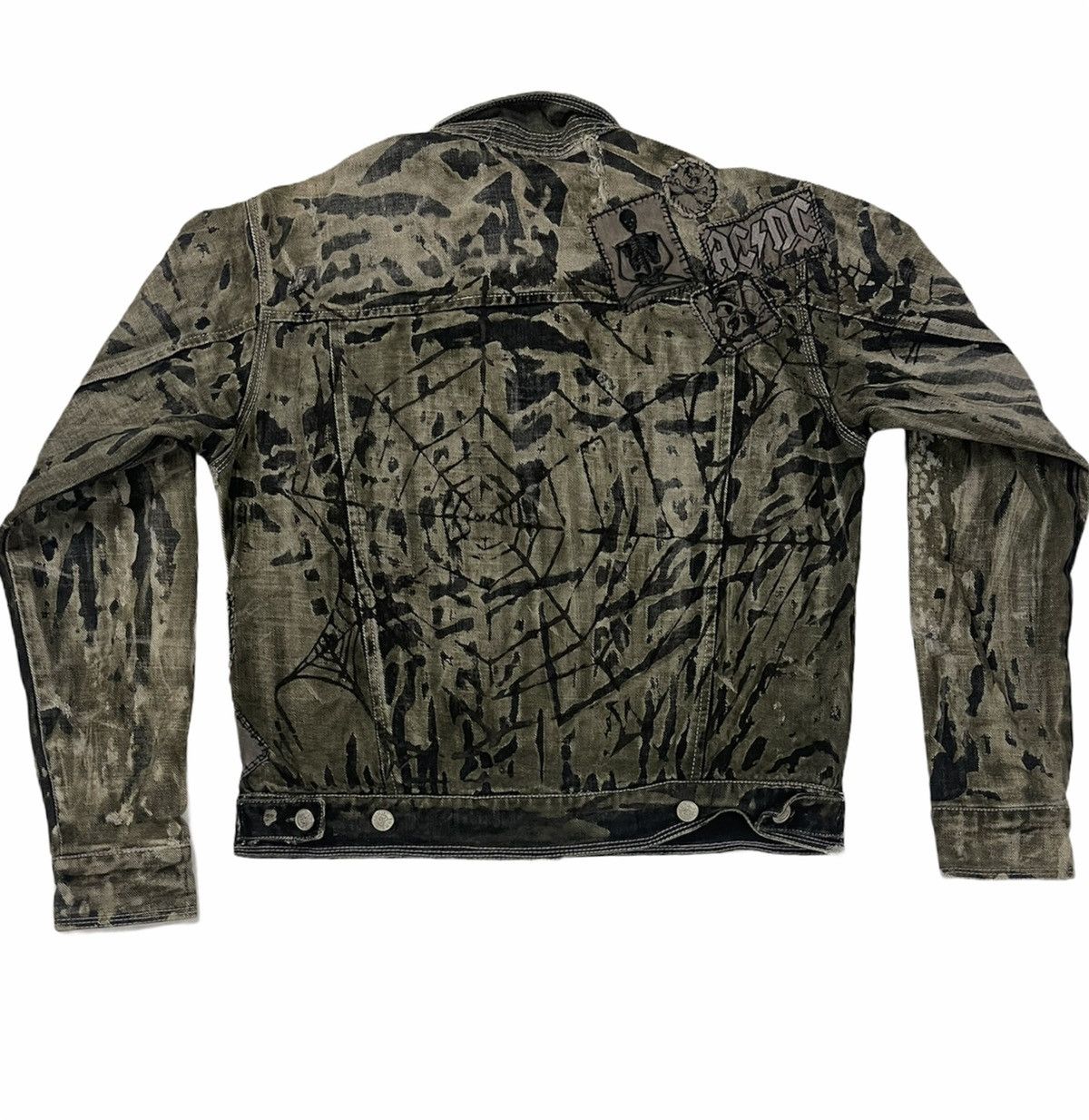 Japanese Brand Buddish punk distressed denim jacket with patchers Size US M / EU 48-50 / 2 - 2 Thumbnail