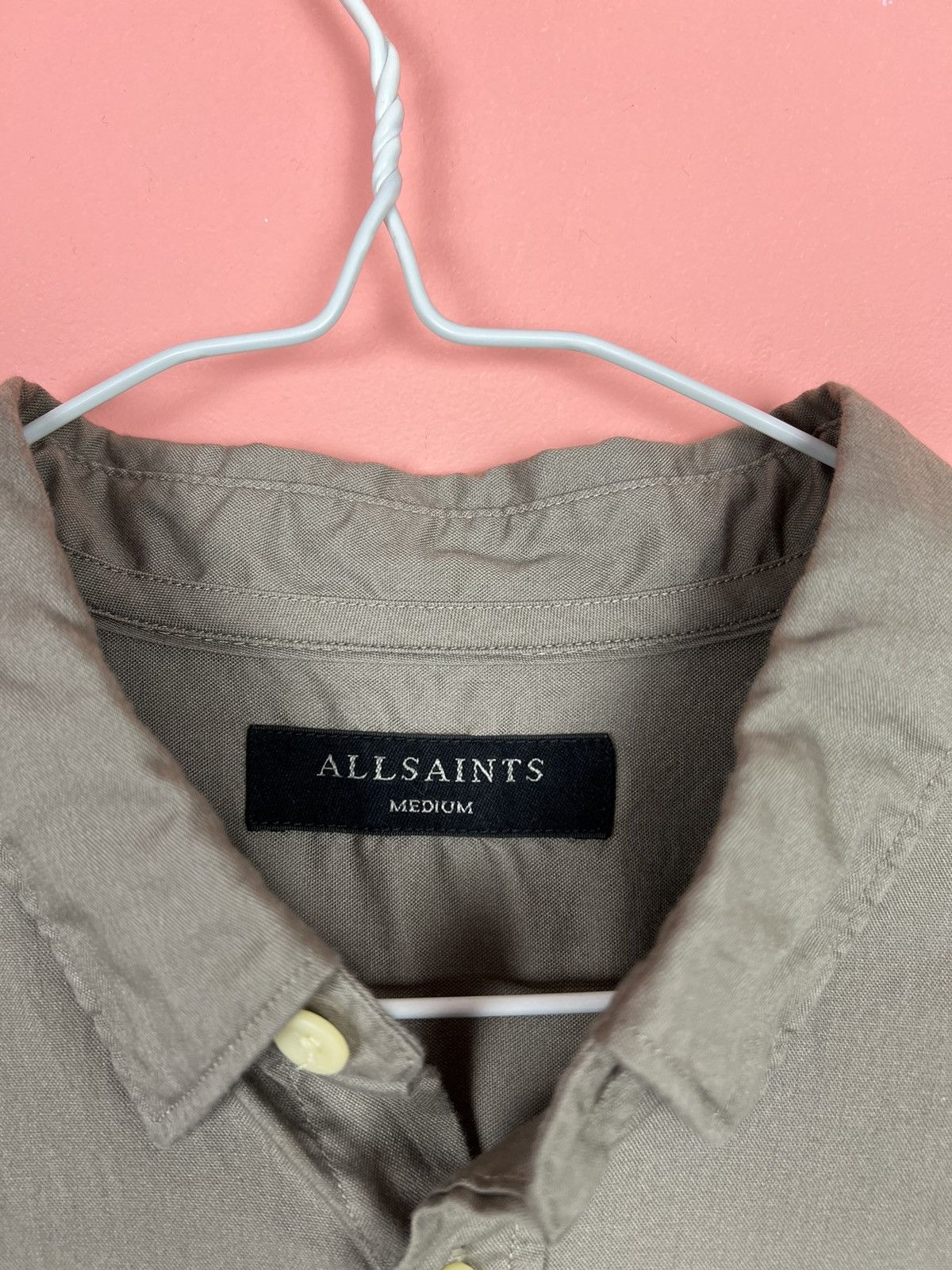 Allsaints Allsaints shirt button ups streetwear logo Size US M / EU 48-50 / 2 - 3 Thumbnail