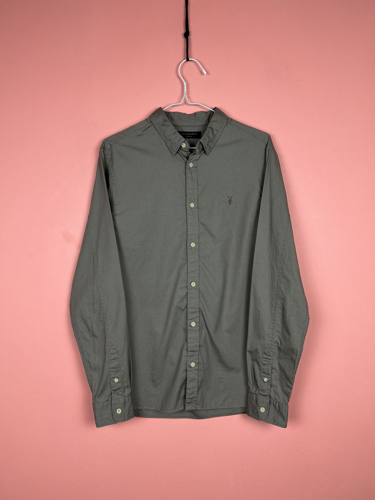 Allsaints Allsaints shirt button ups streetwear logo Size US M / EU 48-50 / 2 - 1 Thumbnail