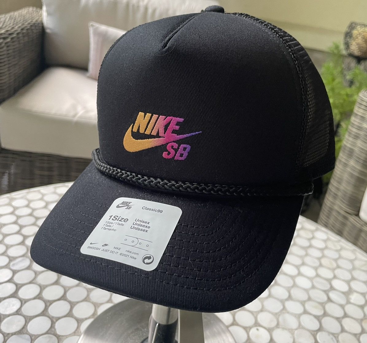 Nike SB Classic99 Black Trucker Hat