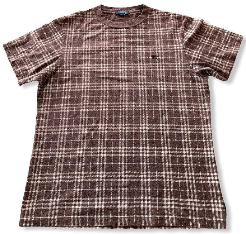 BURBERRY BLUE LABEL CHECK PLAID TEE SHIRT JAPAN