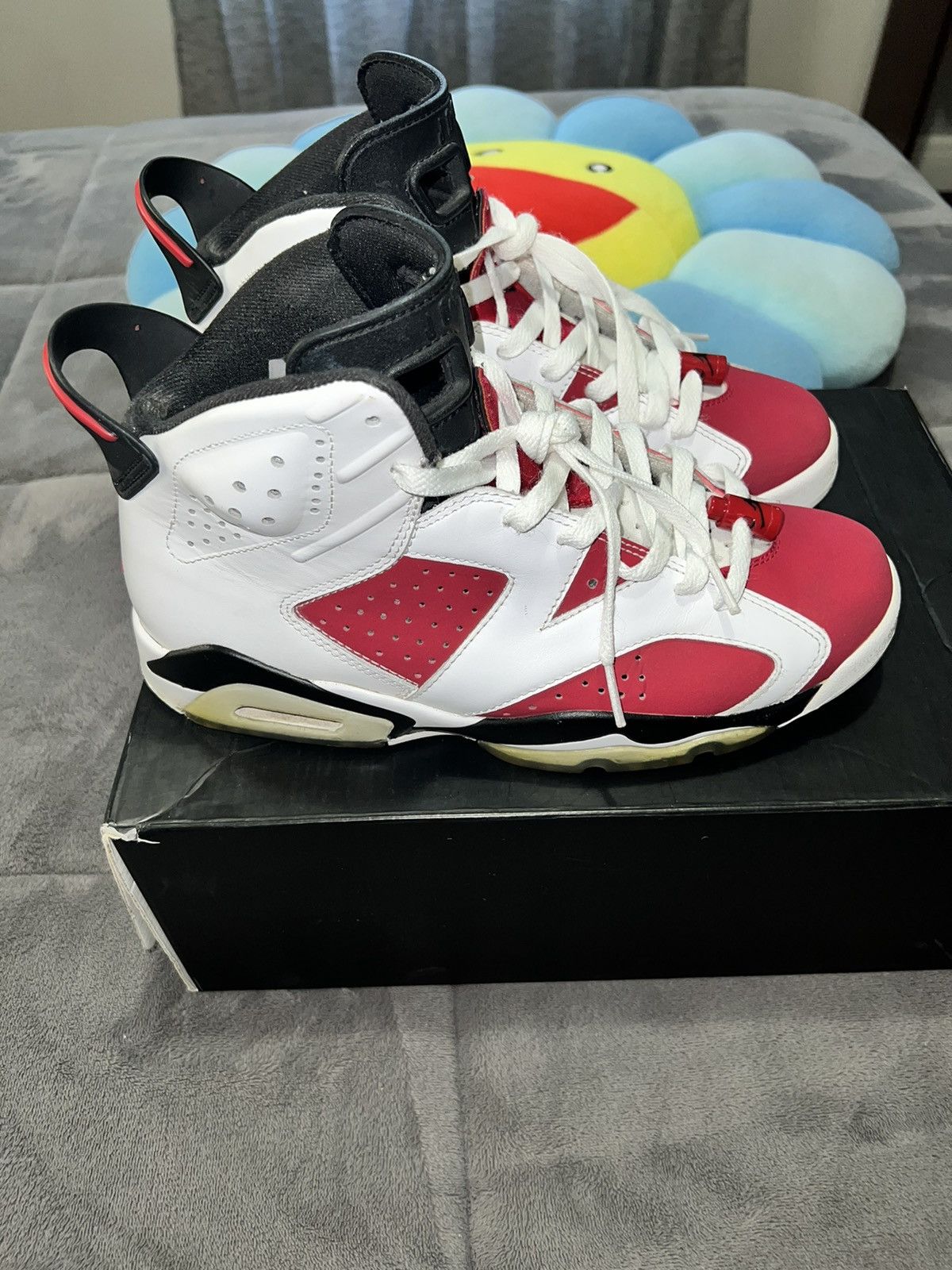 Jordan Brand Air Jordan 6 Retro Carmine 2014 Size US 8 / EU 41 - 3 Thumbnail
