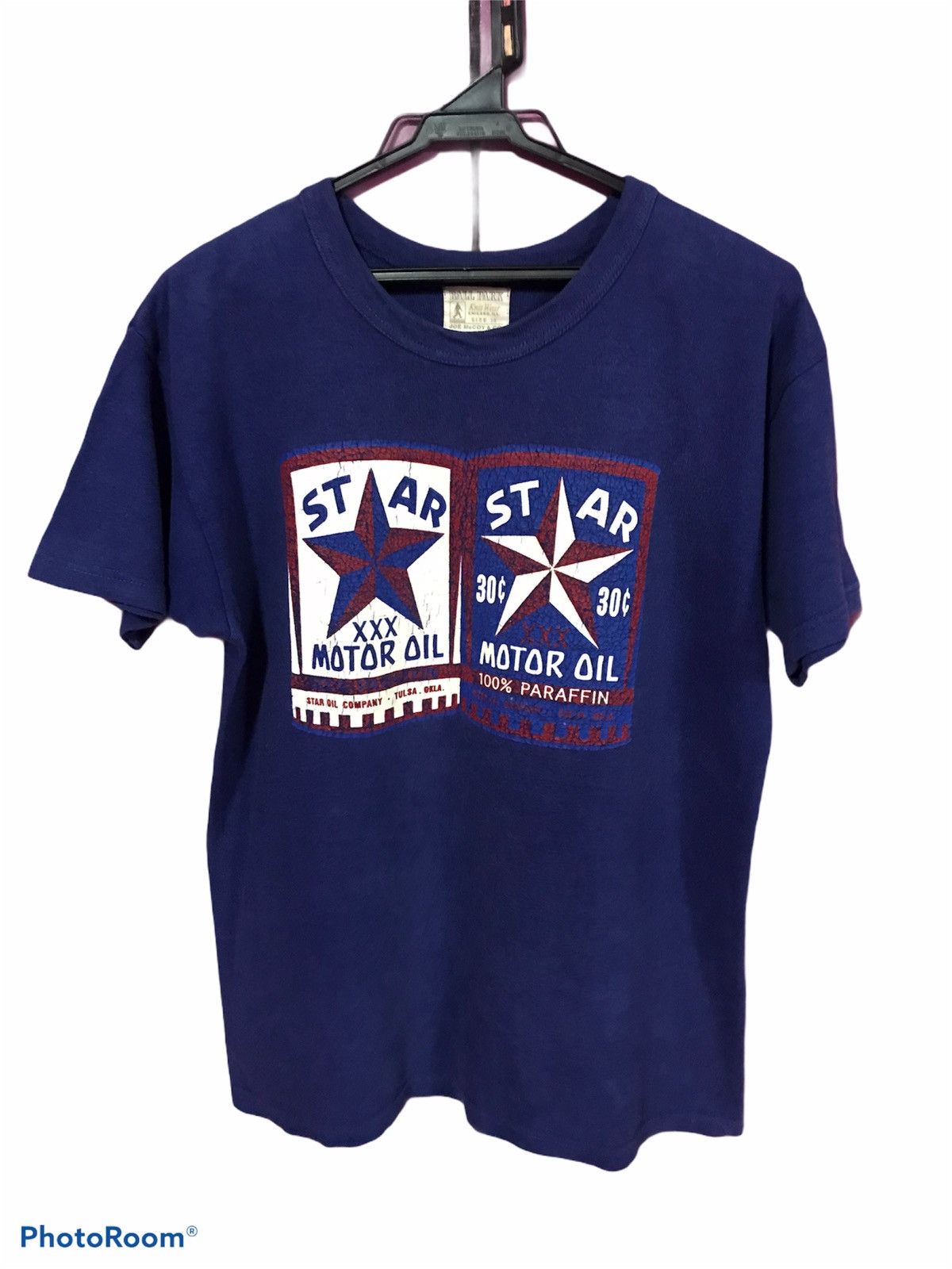 image of The Real Mccoys Joe Mccoy Blue Size M Tee Shirt Japan, Men's