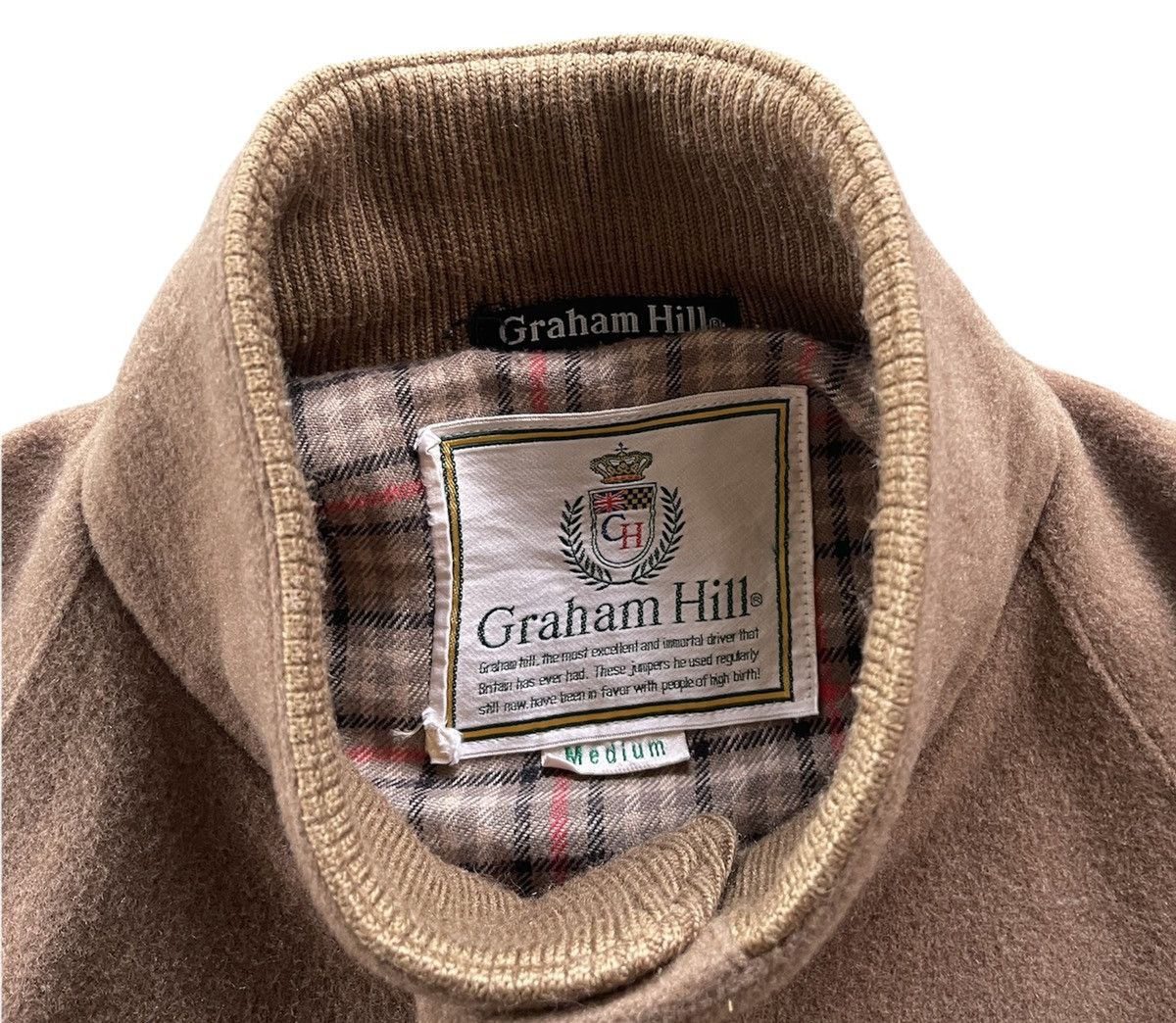 Vintage GRAHAM HILL JACKET WOOL Size US M / EU 48-50 / 2 - 3 Thumbnail