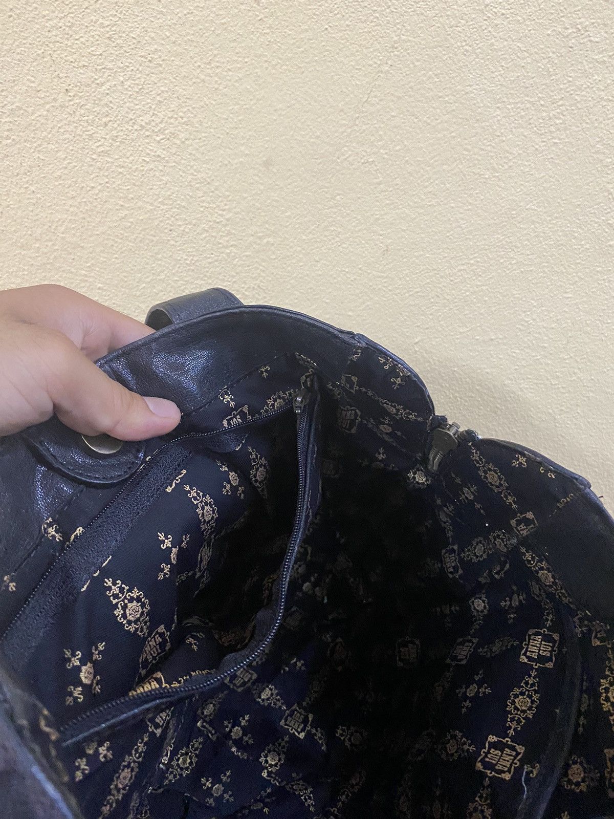Anna Sui × Designer × Genuine Leather Anna Sui Leather Handbag Size ONE SIZE - 9 Thumbnail