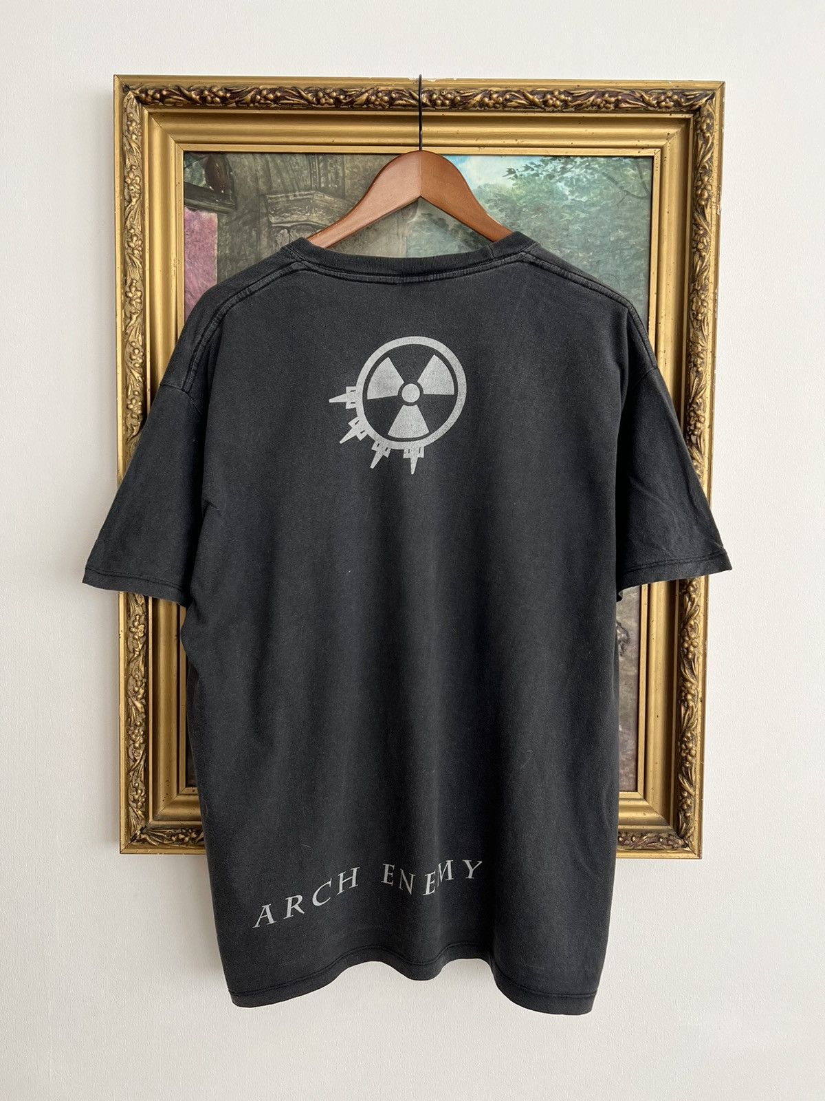 Band Tees Vintage 2000s Arch Enemy Doomsday Machine Faded Black Tee Size US XL / EU 56 / 4 - 2 Thumbnail