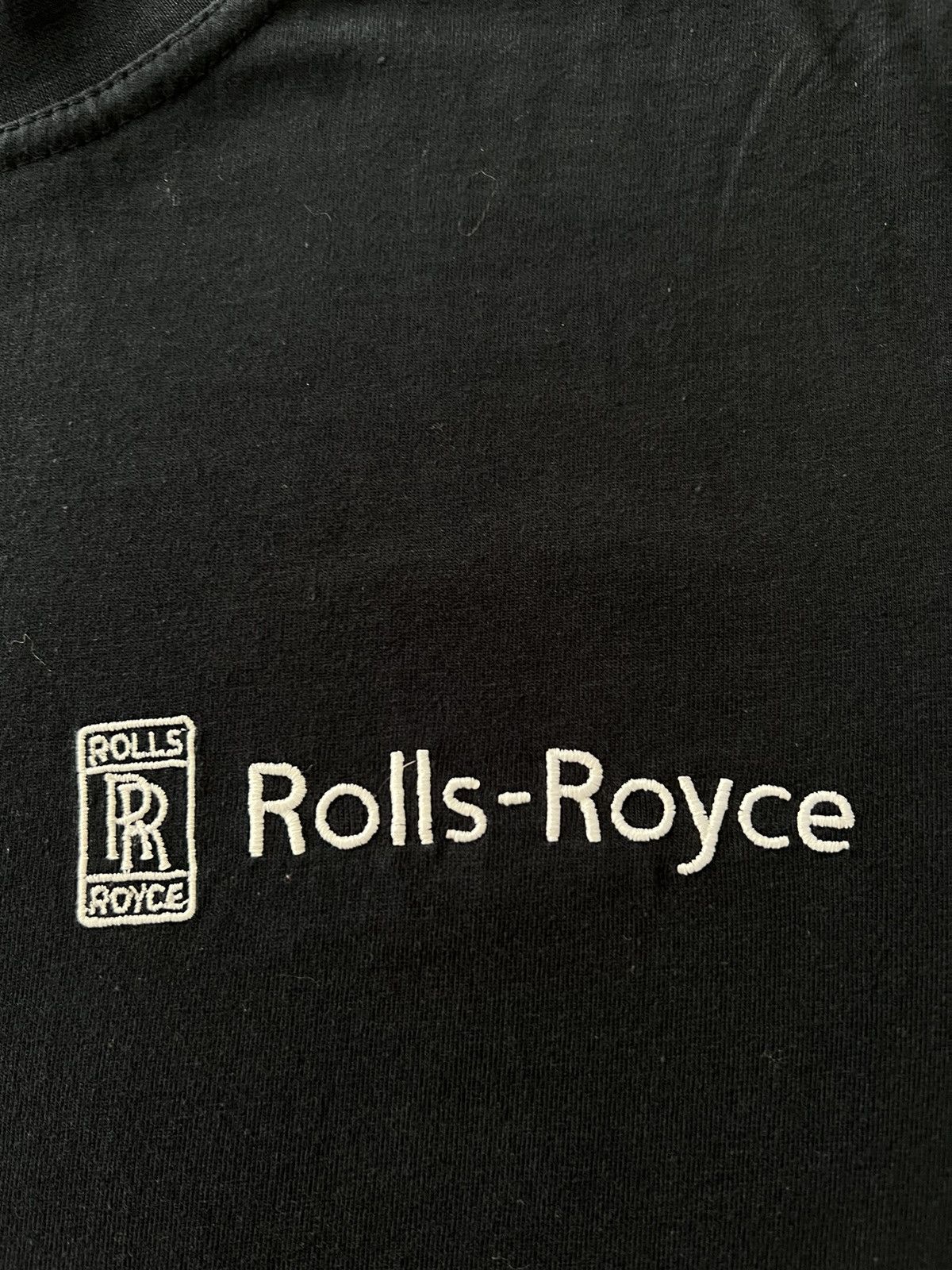 Vintage Rolls Royce Small Logo Navy Tee Size US S / EU 44-46 / 1 - 4 Thumbnail