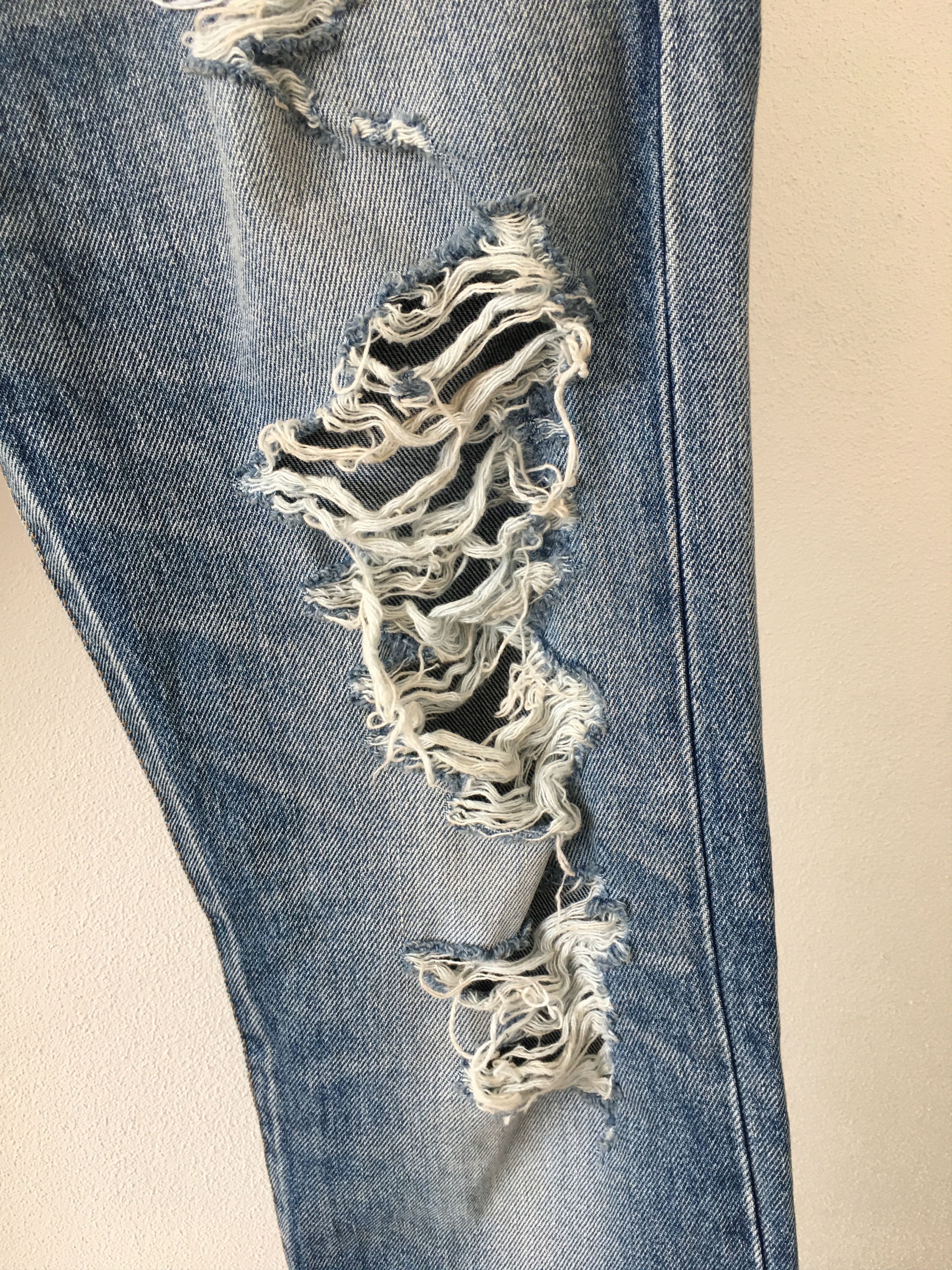 Saint Laurent Paris SS'19 Jean Ripped Size US 30 / EU 46 - 2 Thumbnail