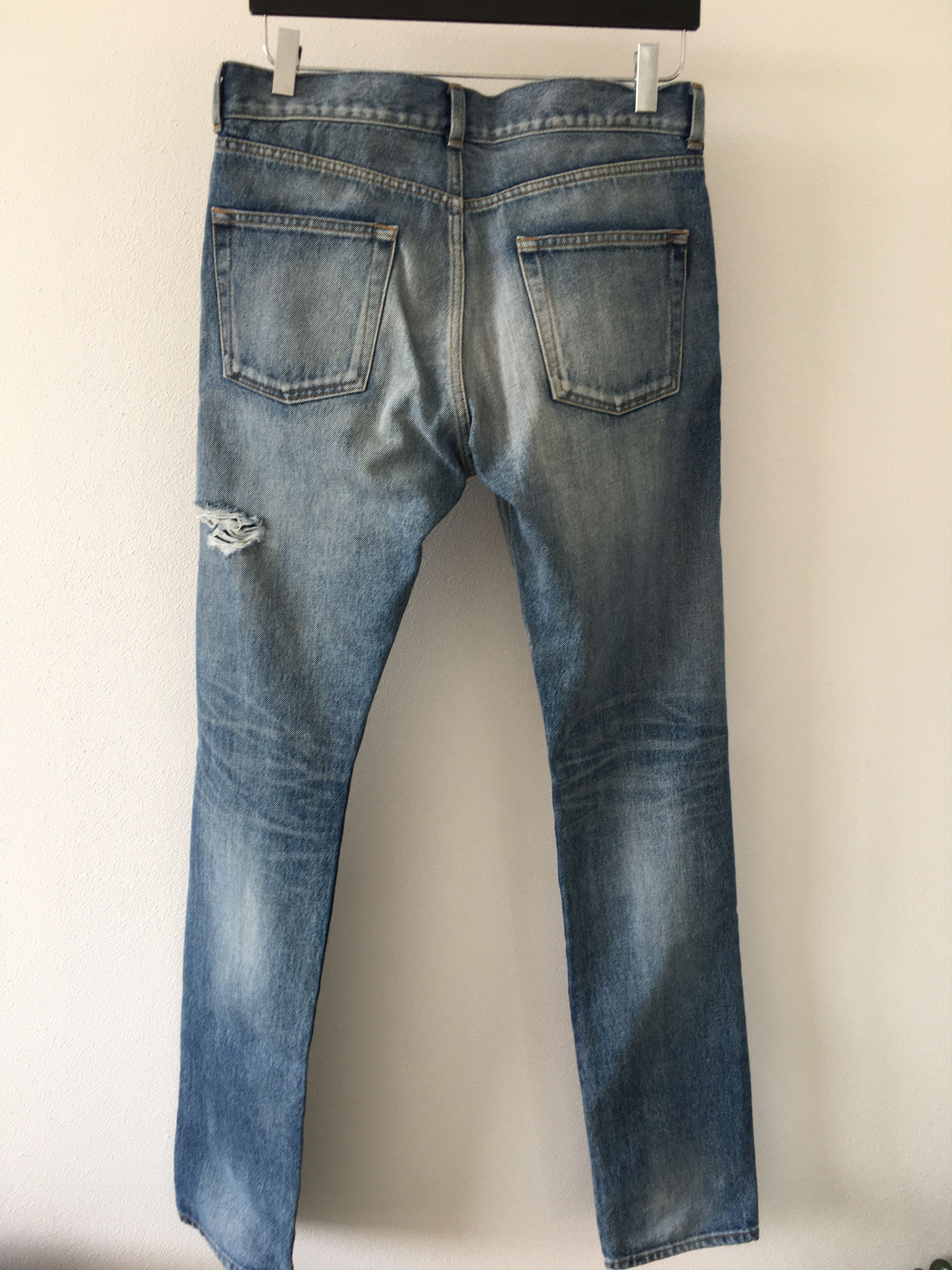 Saint Laurent Paris SS'19 Jean Ripped Size US 30 / EU 46 - 3 Thumbnail