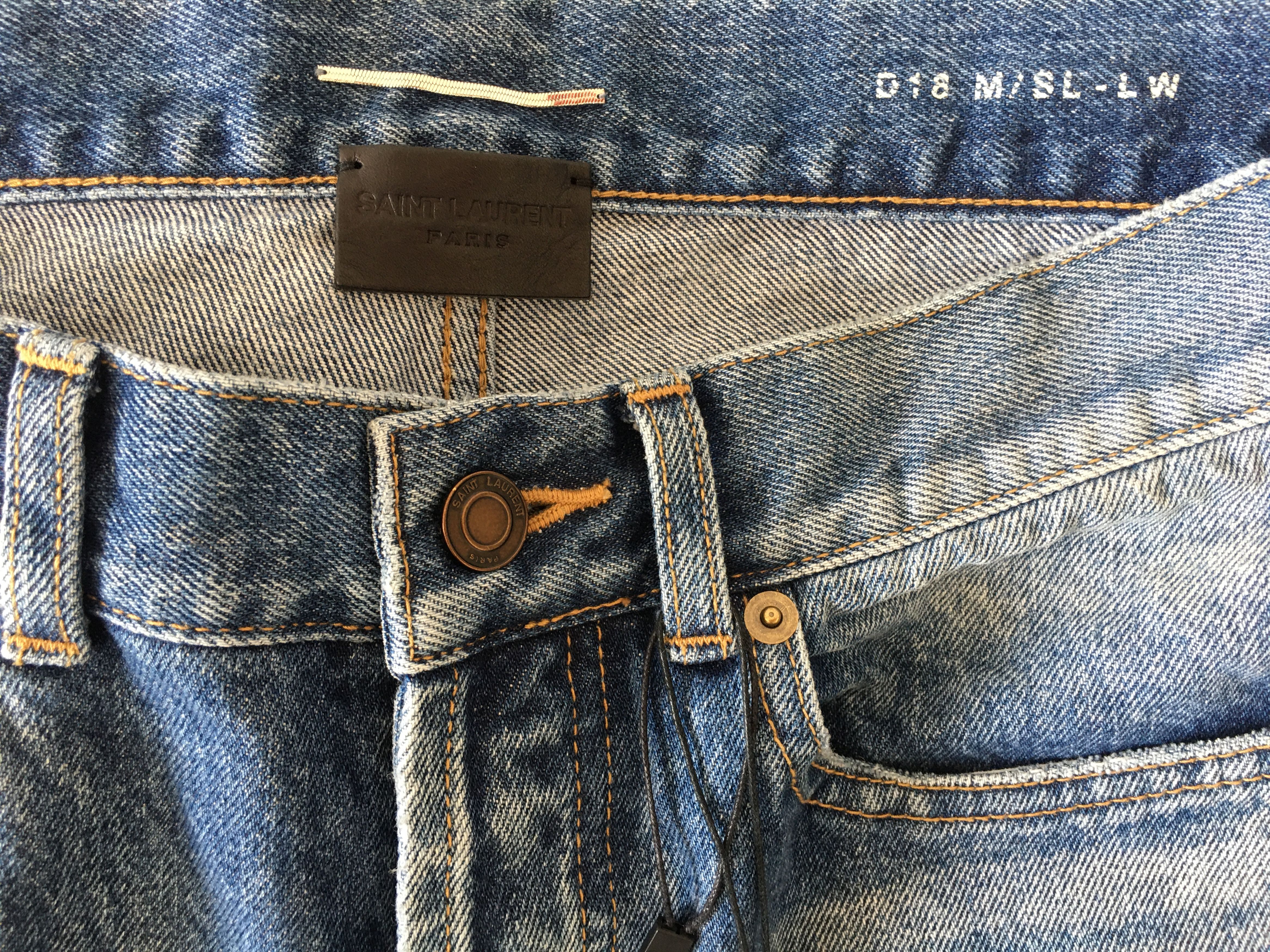 Saint Laurent Paris SS'19 Jean Ripped Size US 30 / EU 46 - 5 Thumbnail