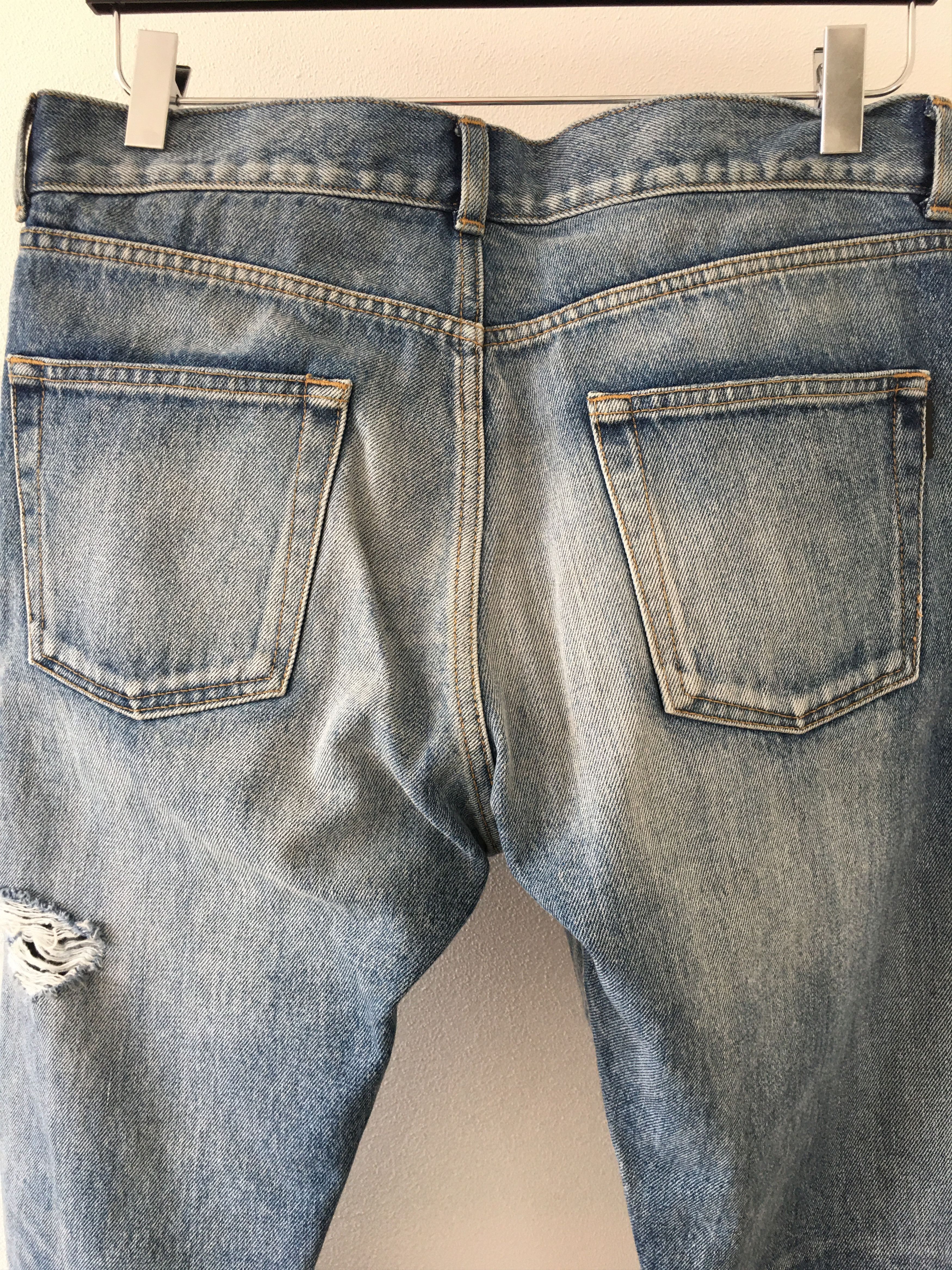 Saint Laurent Paris SS'19 Jean Ripped Size US 30 / EU 46 - 4 Thumbnail