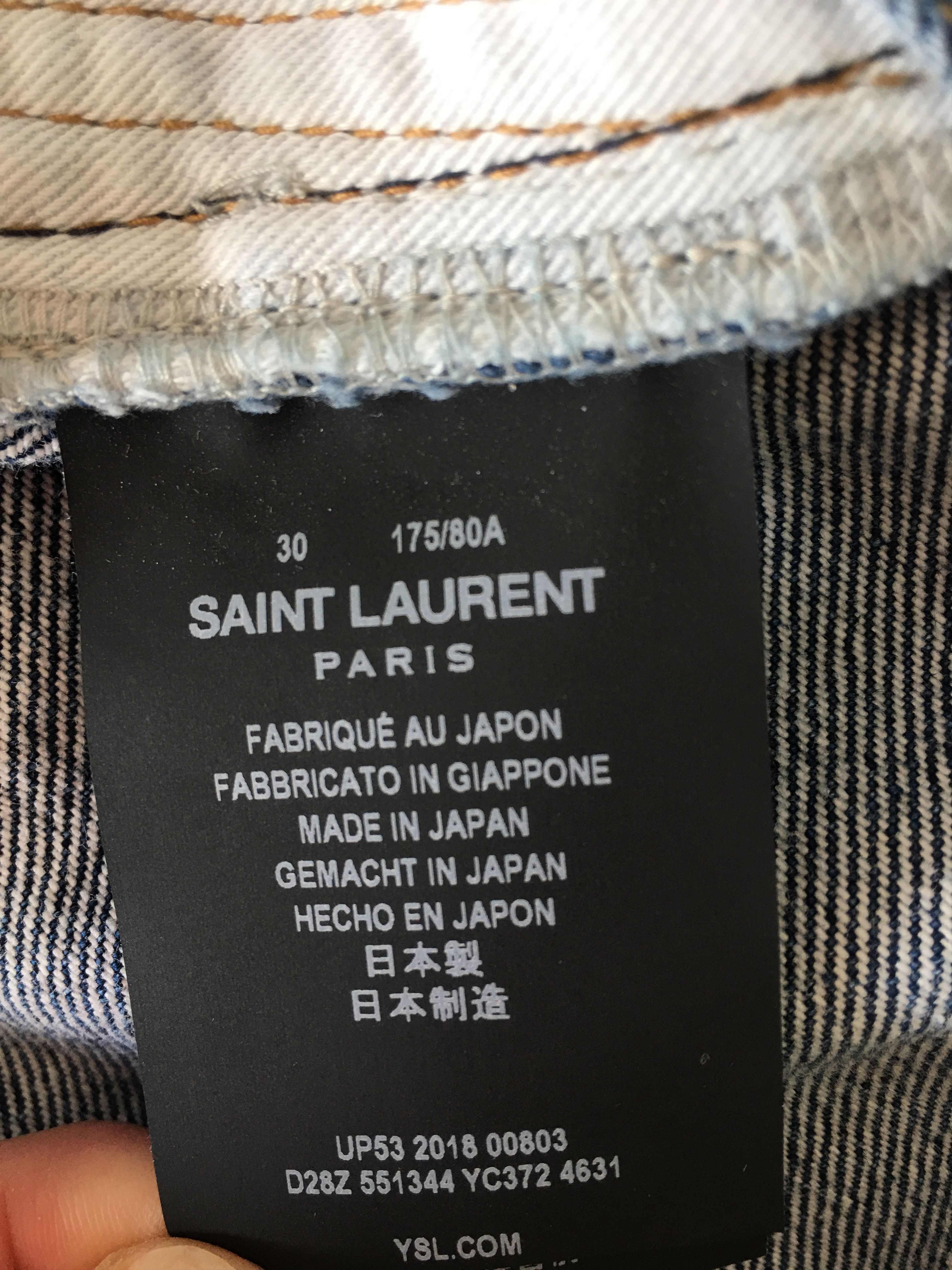 Saint Laurent Paris SS'19 Jean Ripped Size US 30 / EU 46 - 7 Thumbnail