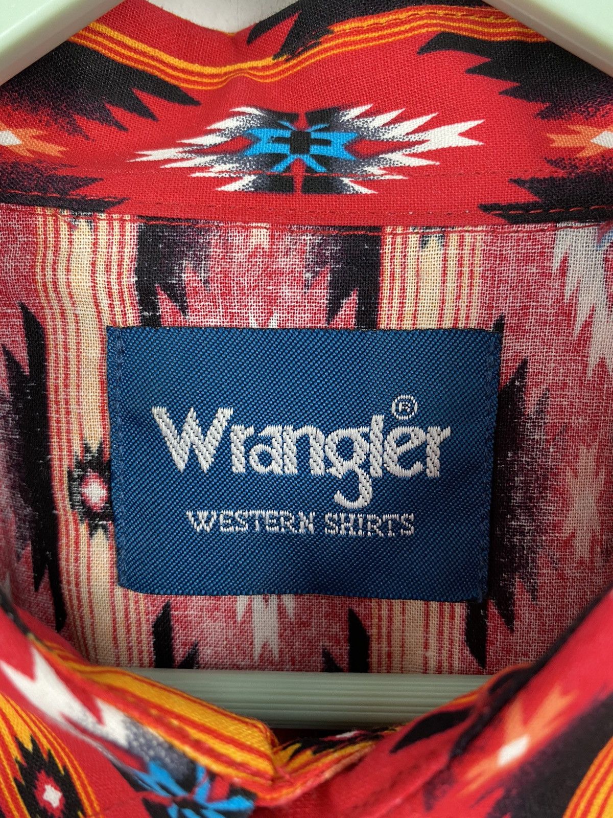 Wrangler Vintage Wrangler Western Over Print Cowboy Button Shirt Y2K Size US XL / EU 56 / 4 - 5 Thumbnail