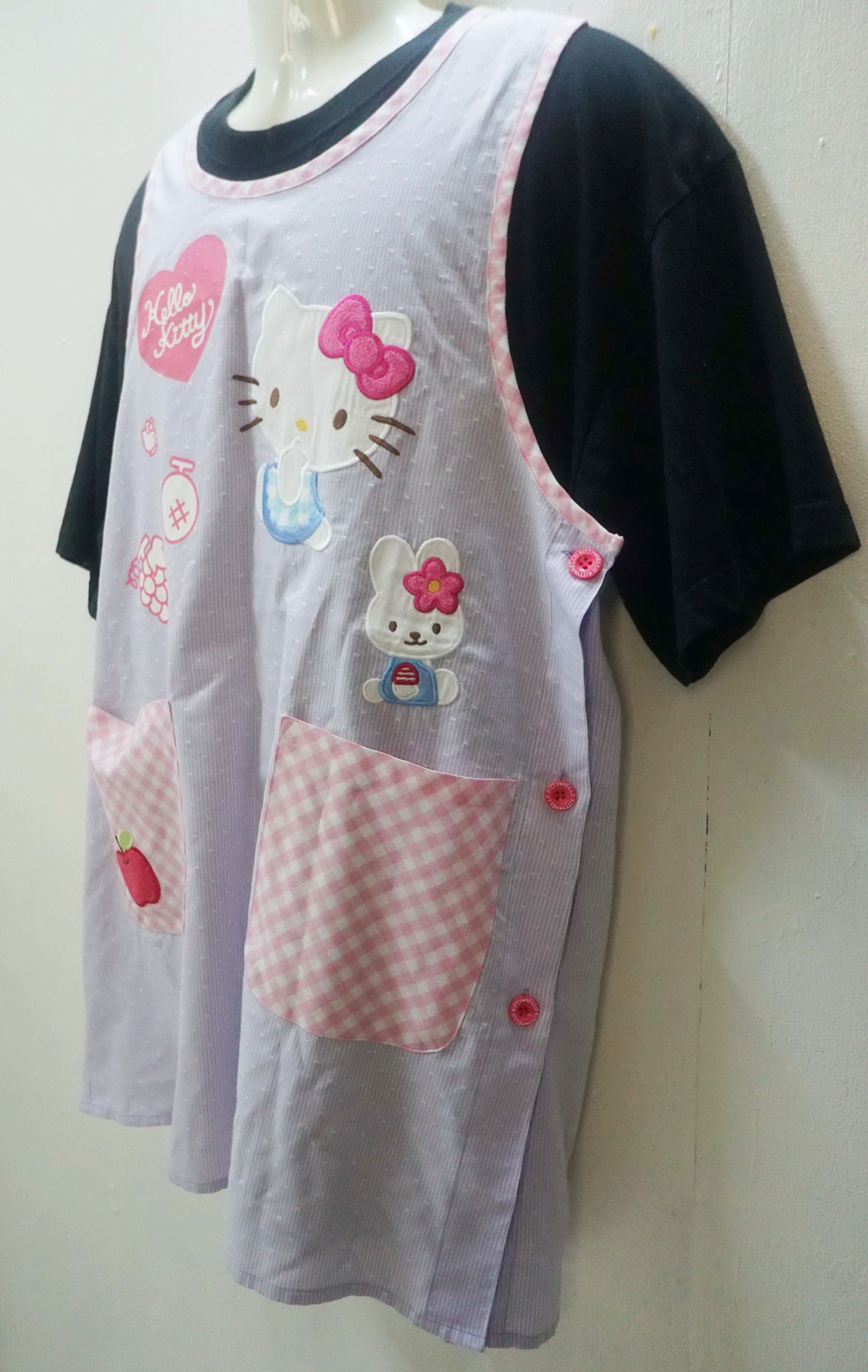 Anime HELLO KITTY Patches & Printed Apron Size M / US 6-8 / IT 42-44 - 2 Thumbnail