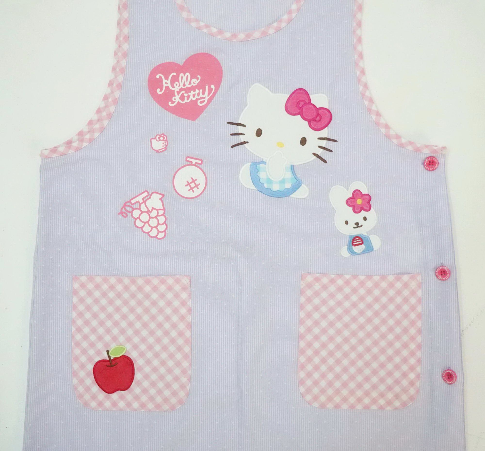 Anime HELLO KITTY Patches & Printed Apron Size M / US 6-8 / IT 42-44 - 6 Thumbnail
