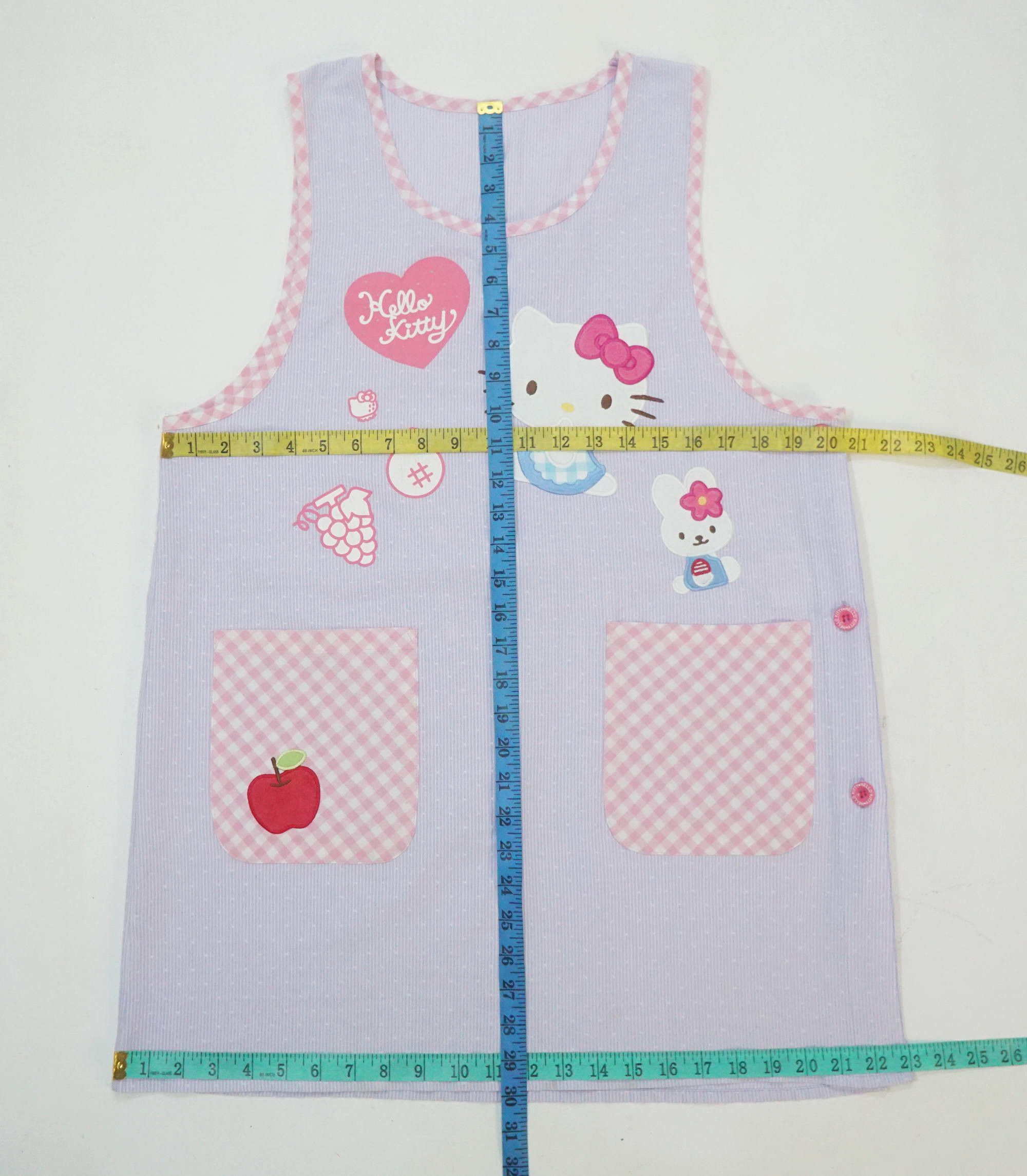 Anime HELLO KITTY Patches & Printed Apron Size M / US 6-8 / IT 42-44 - 10 Thumbnail