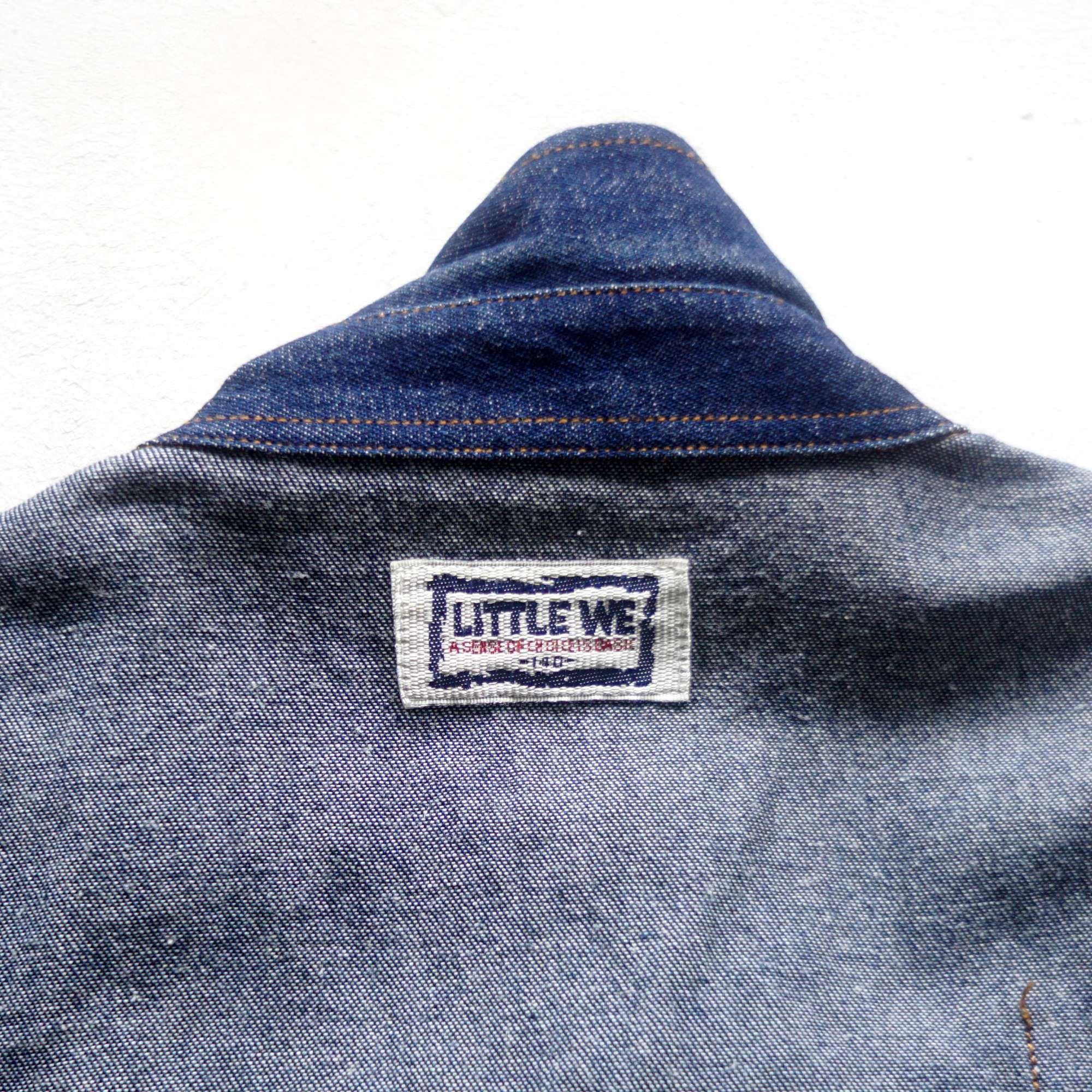 Japanese Brand LITTLE WE Patchwork Denim Shirt Size US S / EU 44-46 / 1 - 9 Thumbnail
