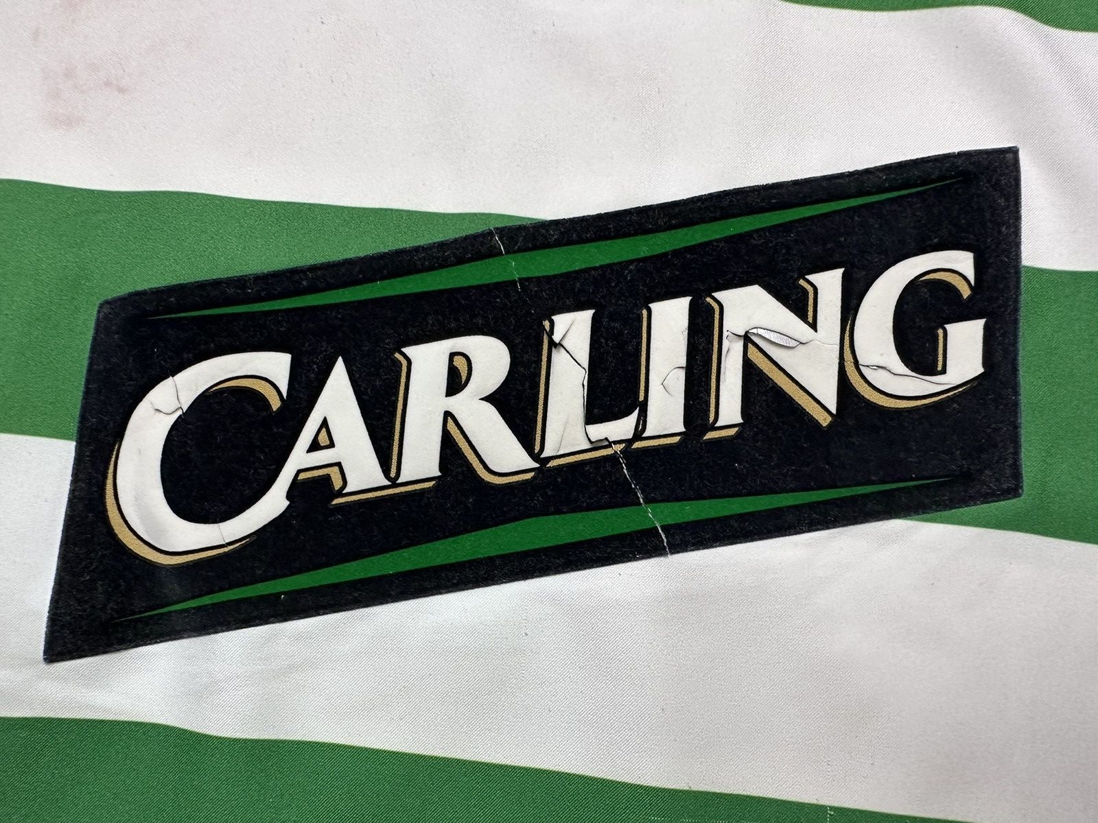 Nike × Vintage Vintage Nike Celtic soccer jersey striped size XL Size US XL / EU 56 / 4 - 4 Thumbnail