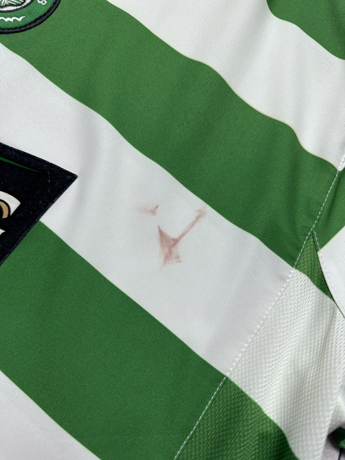 Nike × Vintage Vintage Nike Celtic soccer jersey striped size XL Size US XL / EU 56 / 4 - 3 Thumbnail