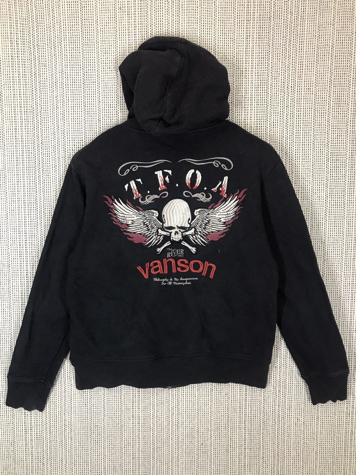 ‼️VANSON X T.F.O.A HOODIE EMBOIDERY BIG LOGO VERY RARE‼️