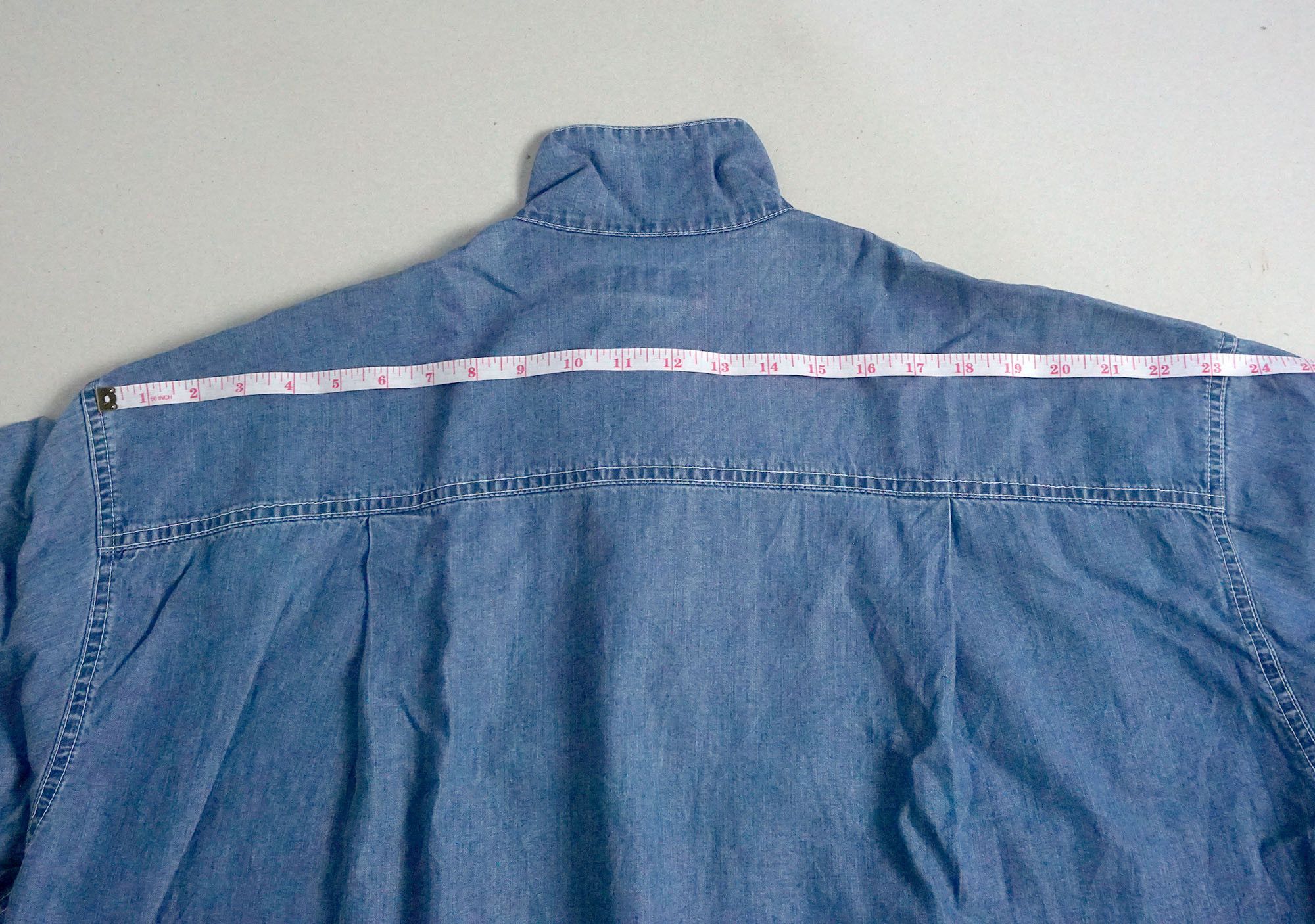 Japanese Brand LAGACHE Oversized Patchwork Denim Shirt Size US XXL / EU 58 / 5 - 7 Thumbnail