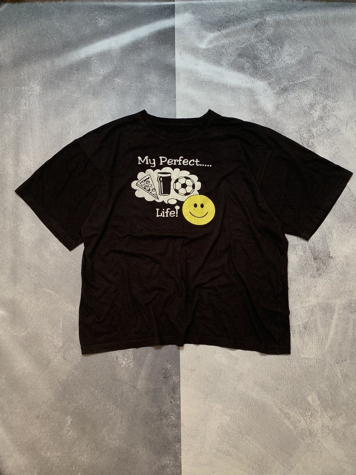Other Vintage Y2K Humor My Perfect Life big logo oversized tee Size US XXL / EU 58 / 5 - 1 Thumbnail