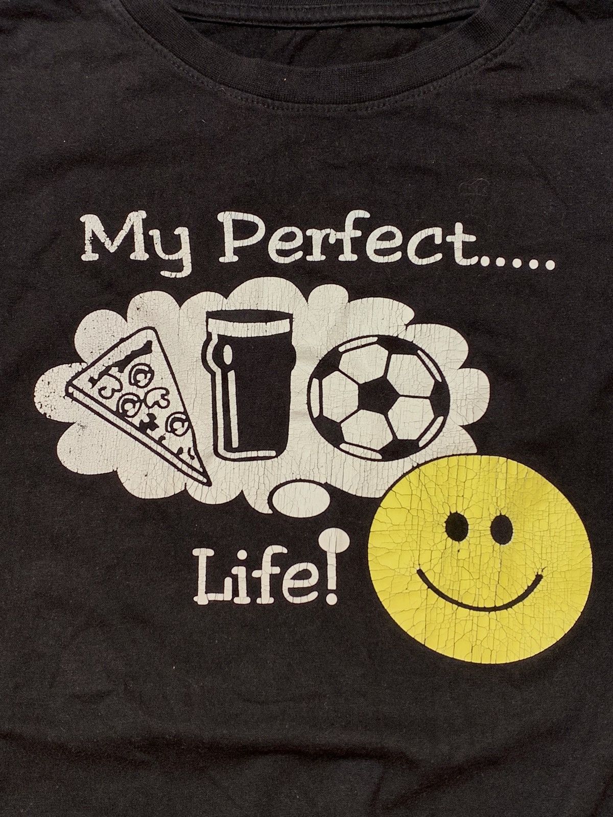 Other Vintage Y2K Humor My Perfect Life big logo oversized tee Size US XXL / EU 58 / 5 - 3 Thumbnail