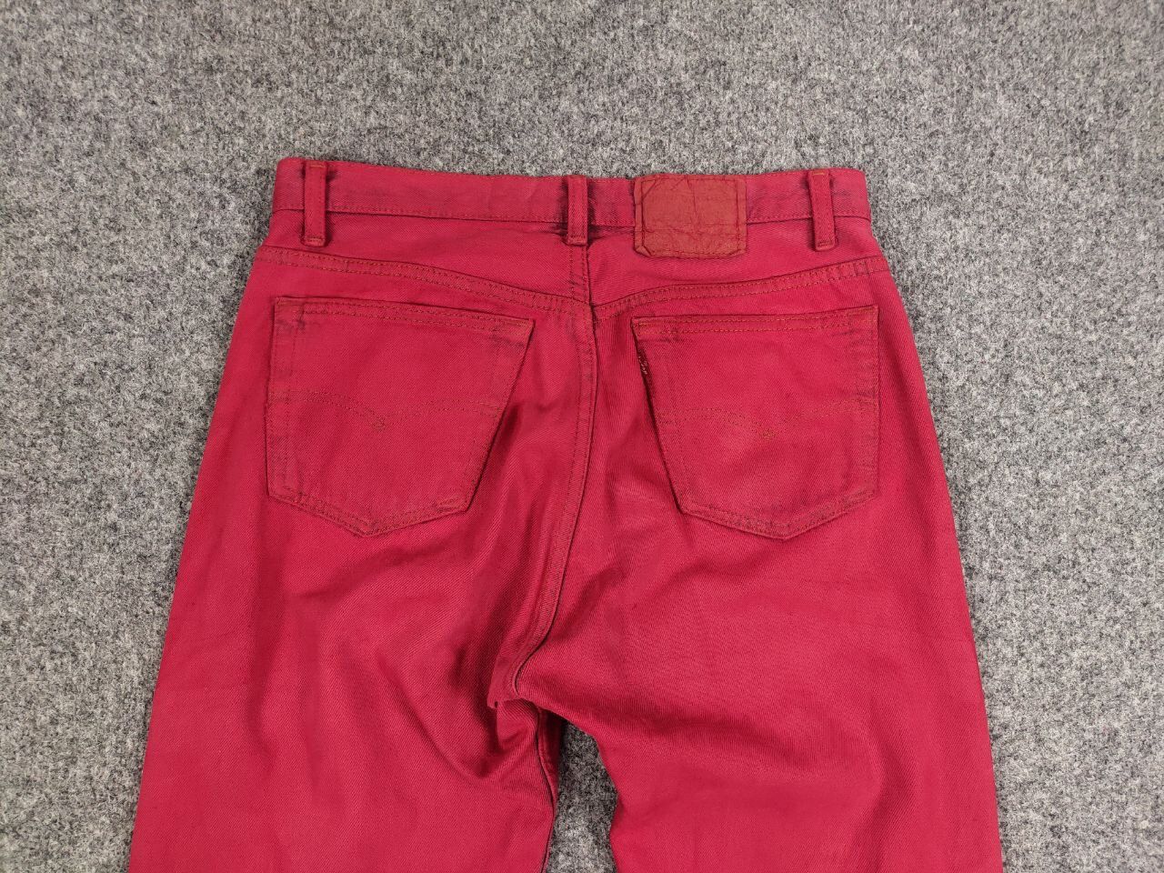 Levi's Rare Vintage 80's Levis 501 Made in Canada Red Denim Jeans Size US 33 - 14 Thumbnail