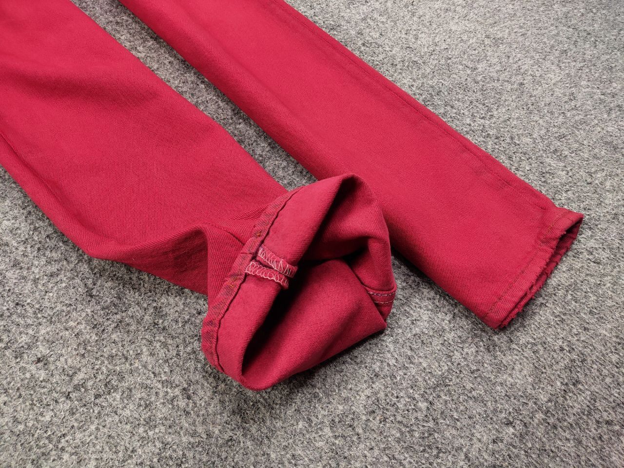Levi's Rare Vintage 80's Levis 501 Made in Canada Red Denim Jeans Size US 33 - 9 Thumbnail