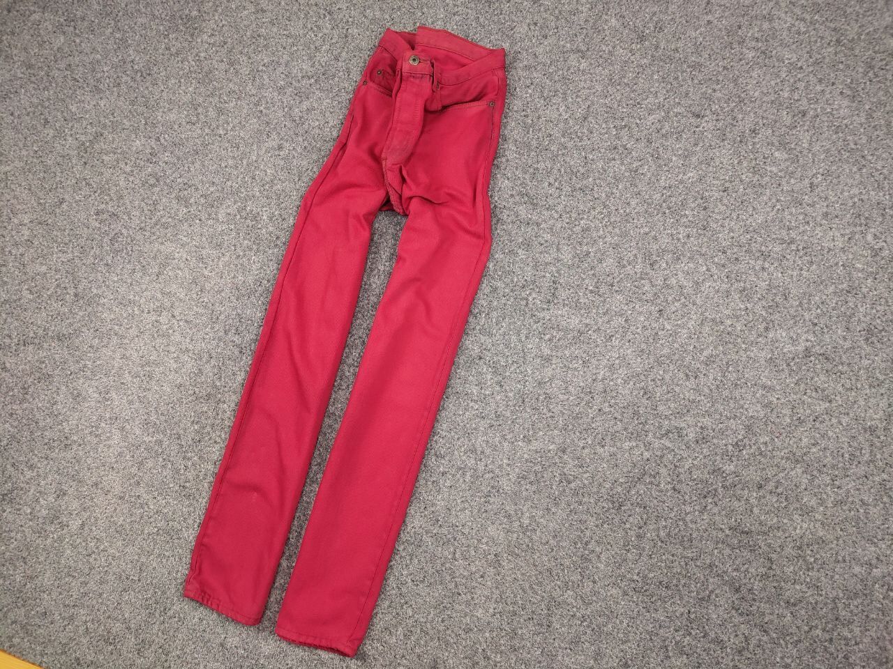 Levi's Rare Vintage 80's Levis 501 Made in Canada Red Denim Jeans Size US 33 - 3 Thumbnail