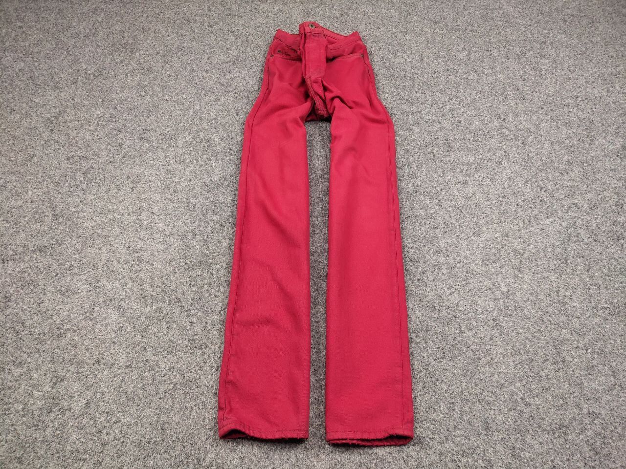 Levi's Rare Vintage 80's Levis 501 Made in Canada Red Denim Jeans Size US 33 - 2 Thumbnail