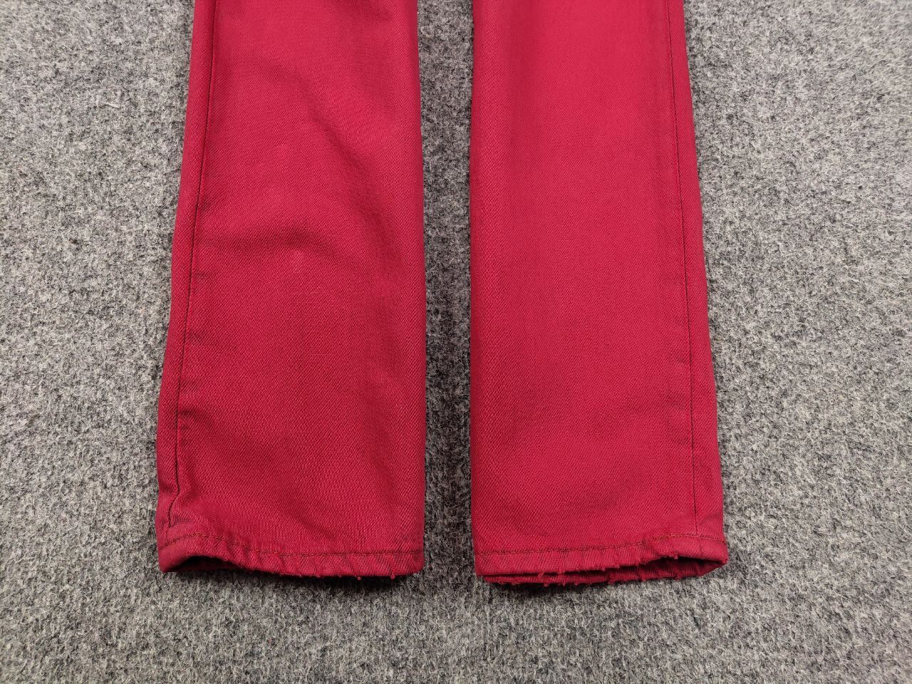 Levi's Rare Vintage 80's Levis 501 Made in Canada Red Denim Jeans Size US 33 - 7 Thumbnail