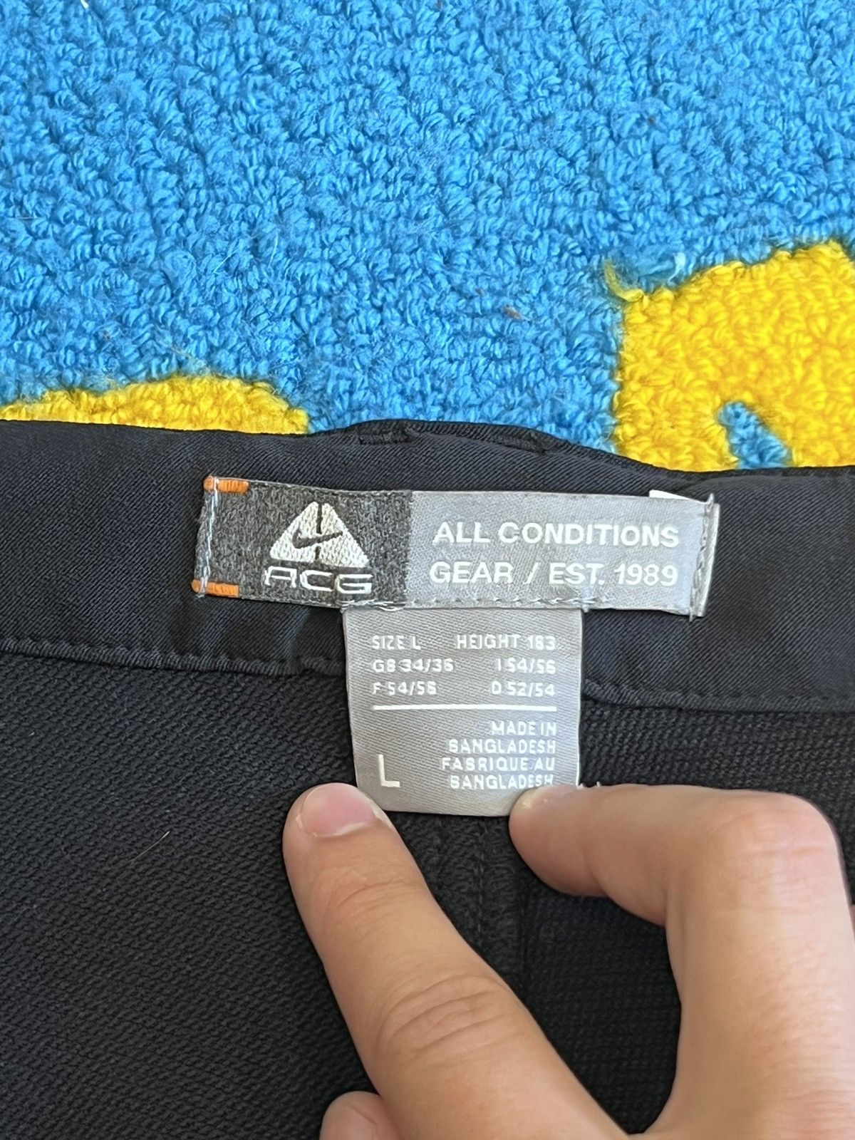 Nike Vintage Nike ACG multi pocket black cargo zipper pant Size US 34 / EU 50 - 12 Thumbnail