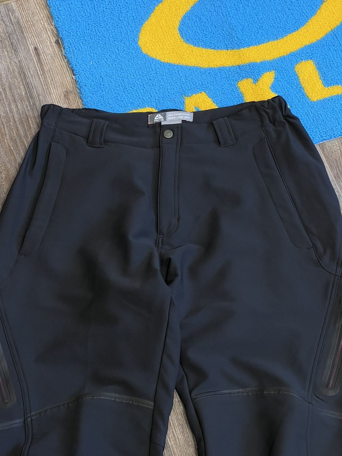 Nike Vintage Nike ACG multi pocket black cargo zipper pant Size US 34 / EU 50 - 2 Thumbnail