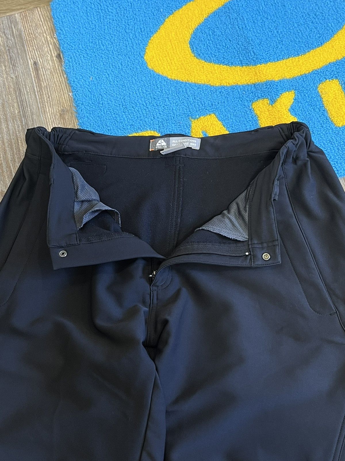 Nike Vintage Nike ACG multi pocket black cargo zipper pant Size US 34 / EU 50 - 8 Thumbnail