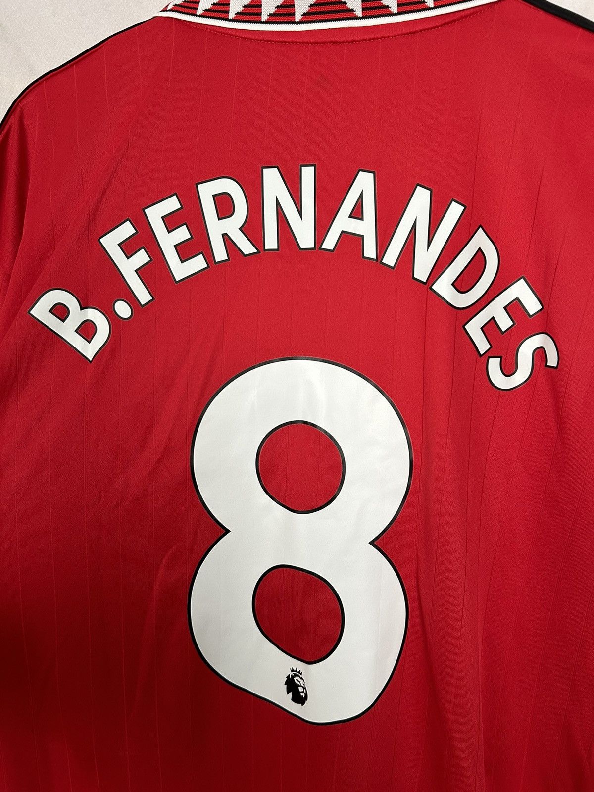 Adidas Bruno Fernandes #8 Manchester United Soccer Jersey Football Size US L / EU 52-54 / 3 - 6 Thumbnail