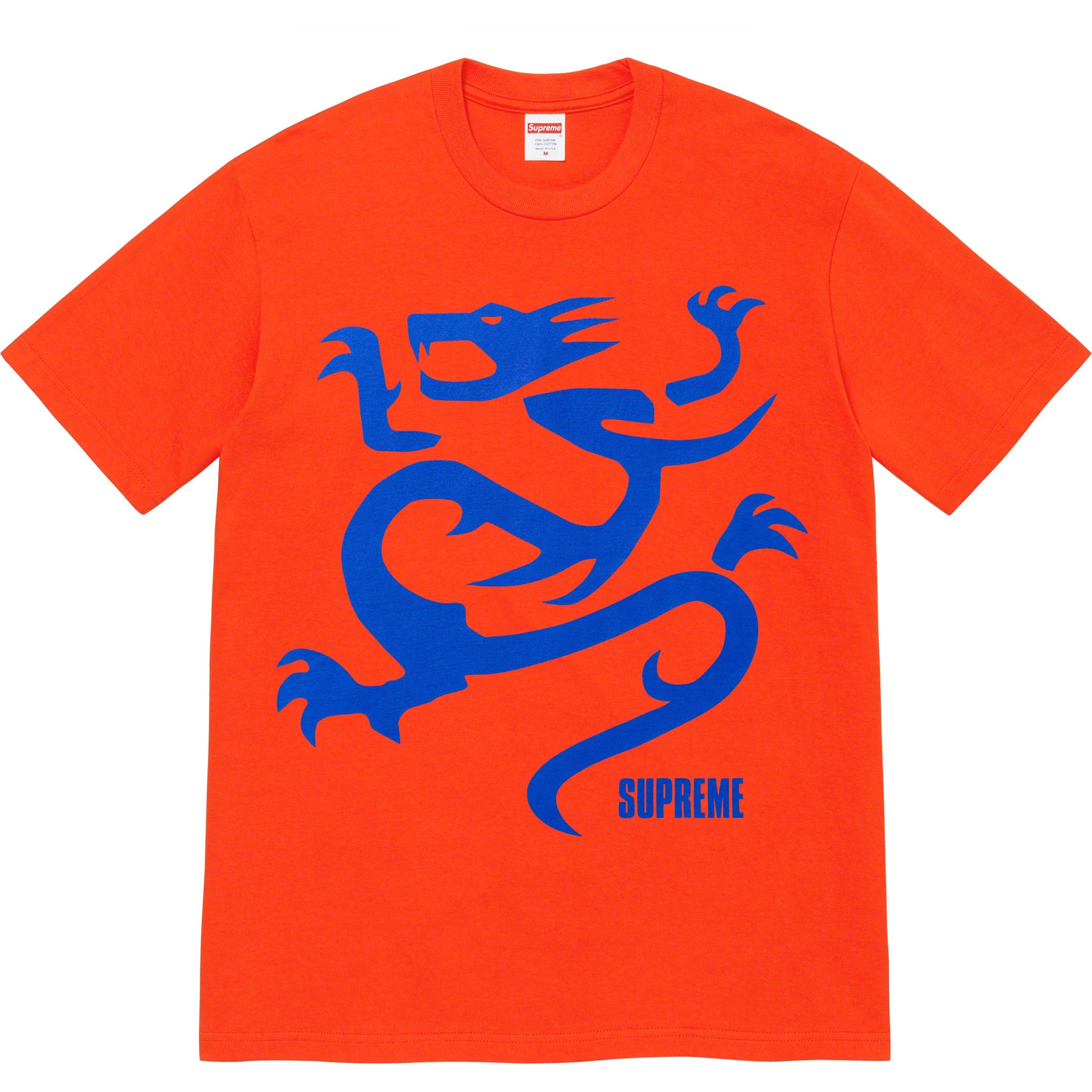 image of Supreme Mobb Deep Dragon Tee in Tomato, Men's (Size XL)