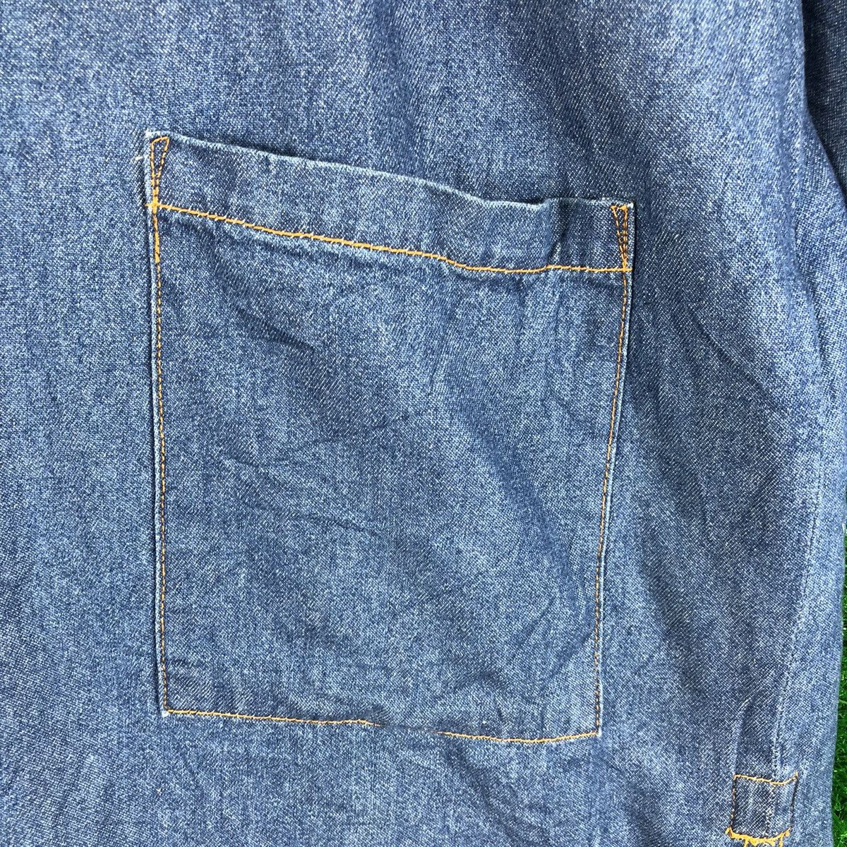 Vintage Vintage 90's Kimono Cardigan Denim Size US XL / EU 56 / 4 - 9 Thumbnail