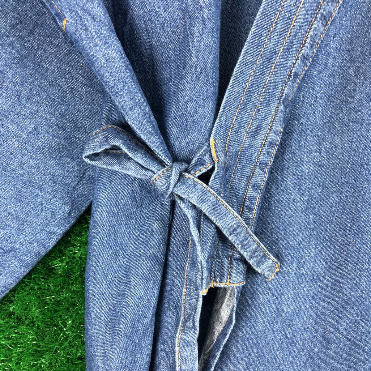 Vintage Vintage 90's Kimono Cardigan Denim Size US XL / EU 56 / 4 - 8 Thumbnail
