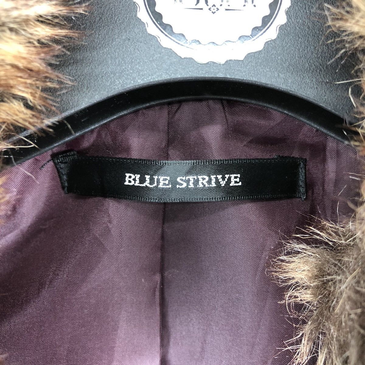 Japanese Brand Vintage Double Collar Women Cropped Jacket by Blue Strive Size S / US 4 / IT 40 - 11 Thumbnail